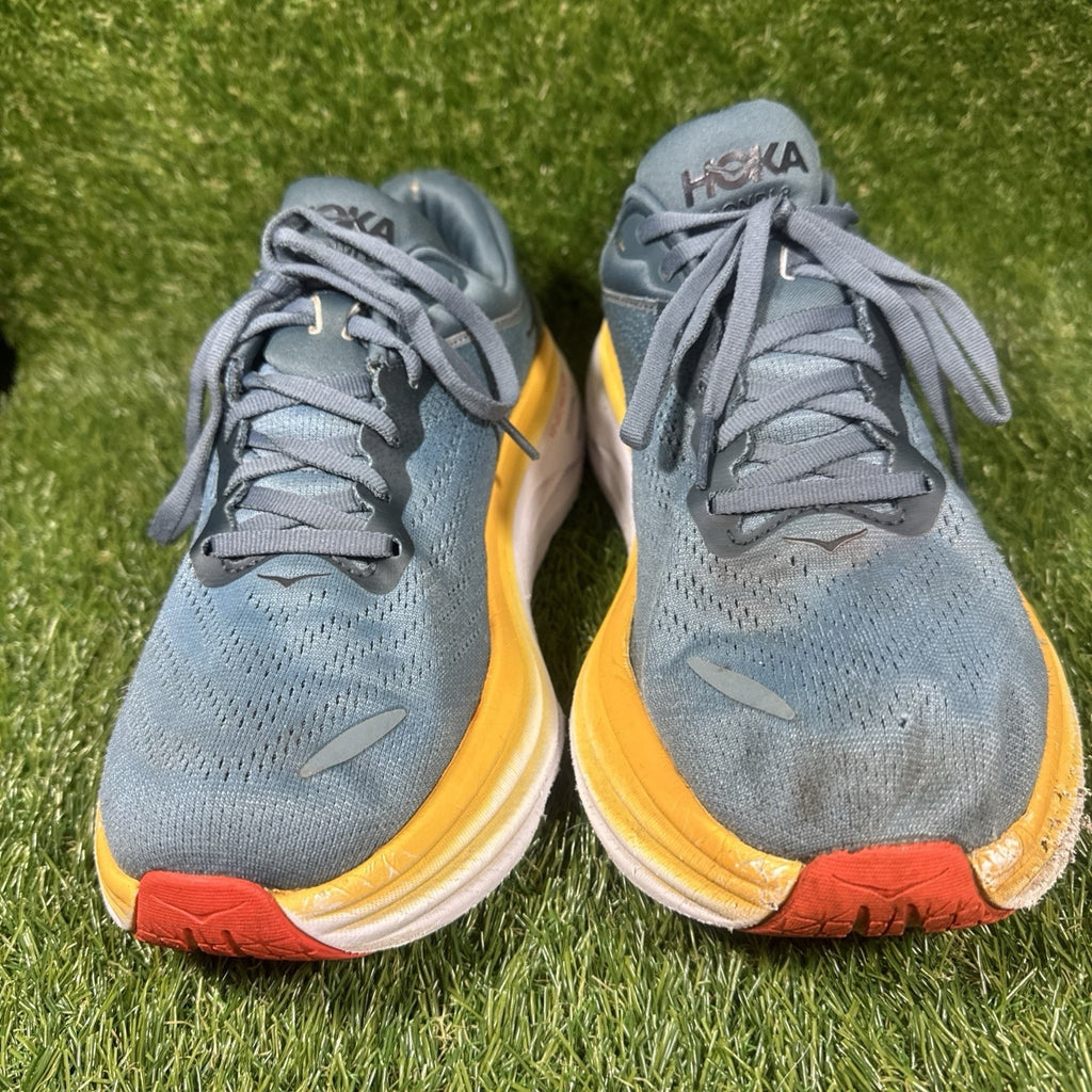 Hoka One One Bondi 8 Running Shoes Goblin Blue/ Mountain Spring Men's 10 D
