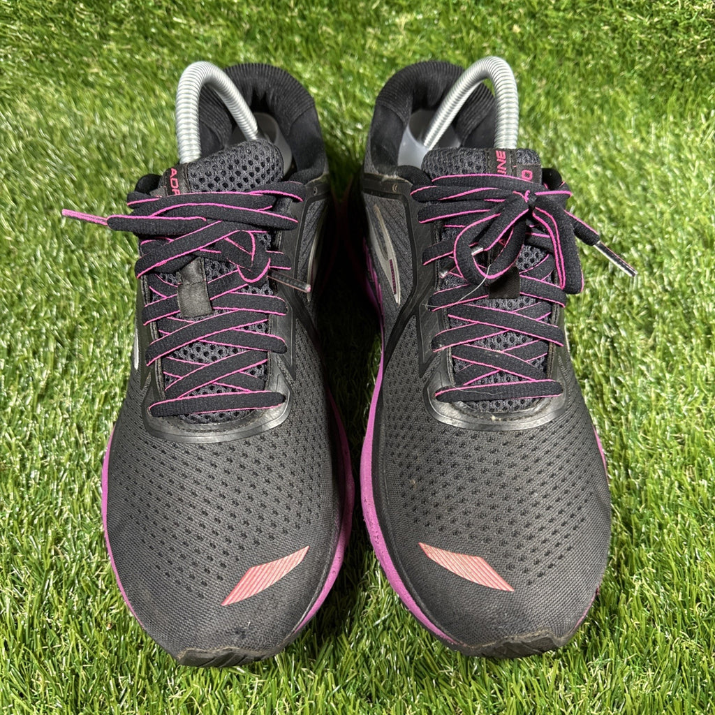 Brooks Adrenaline GTS 20 Women's Running Shoes Size 9.5B (Medium) Black Purple