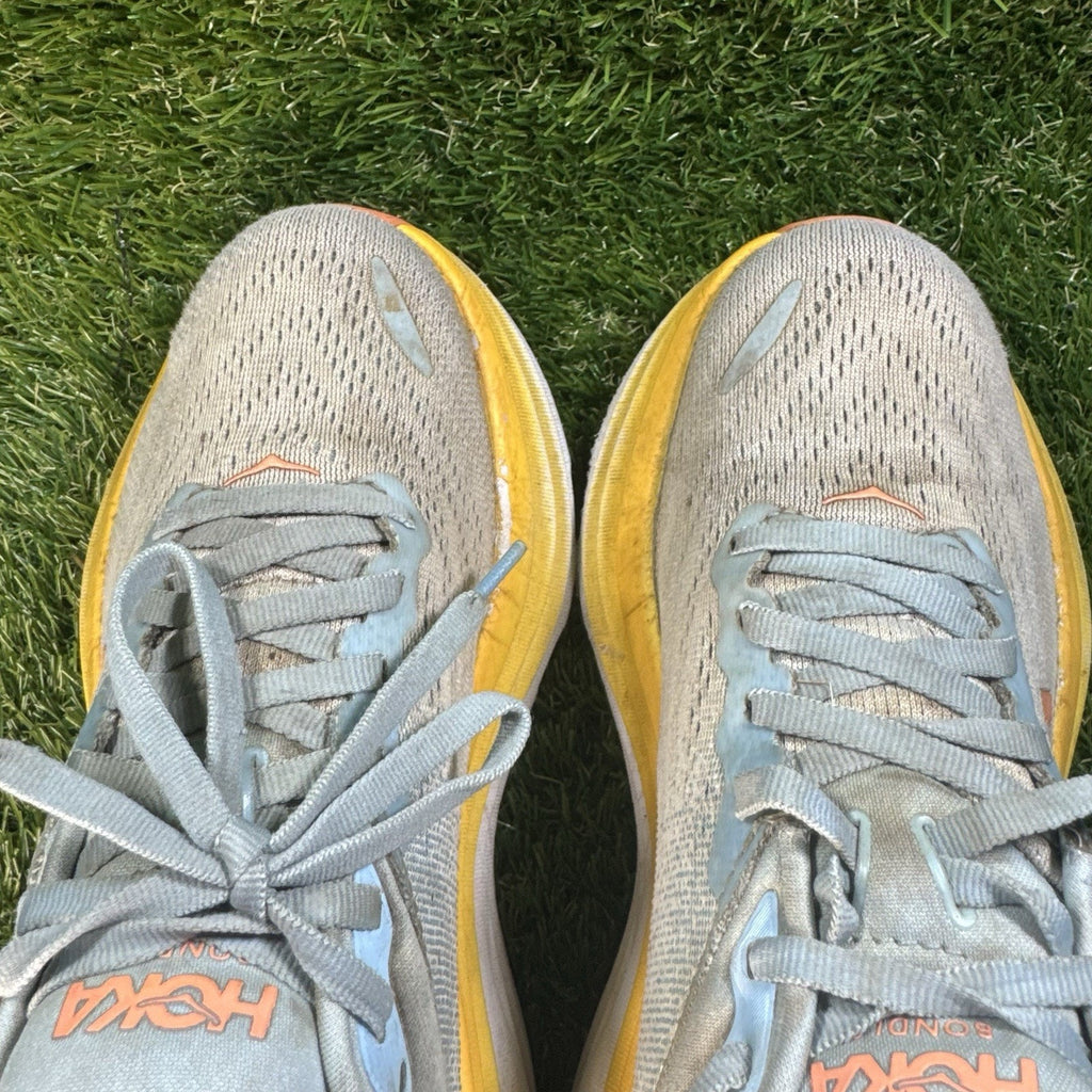 Hoka One One Bondi 8 Running Athletic Shoes Summer Song Women's size 6.5 B