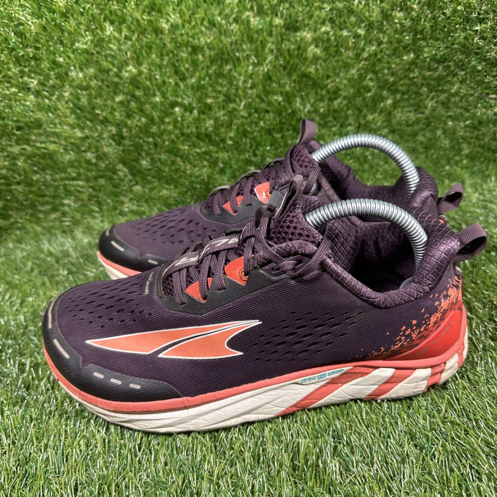Altra Torin 4 Plush Shoes Womens Size 9 Purple Coral Zero Drop Running Road