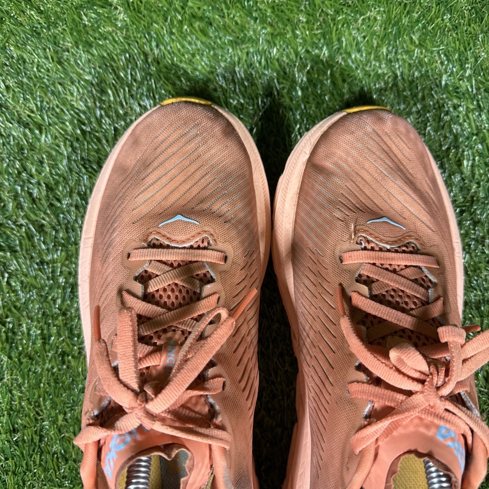 Hoka One One Rincon 3 Womens Sz 9.5 BShell Coral Peach Running Shoe 1119396 SCPP