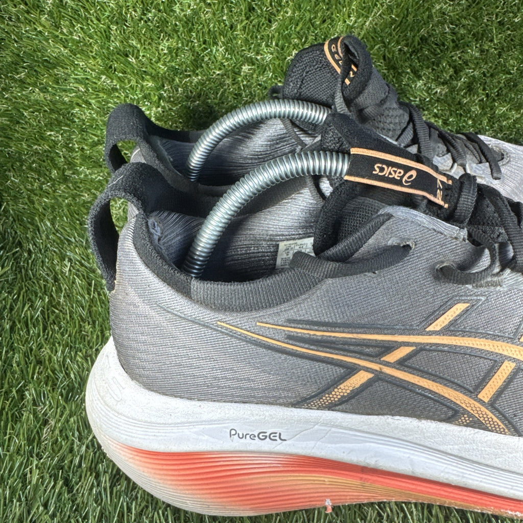 ASICS Gel-Nimbus 27 Mens size 10 Running Shoes Grey PureGEL Sneakers 1011B958