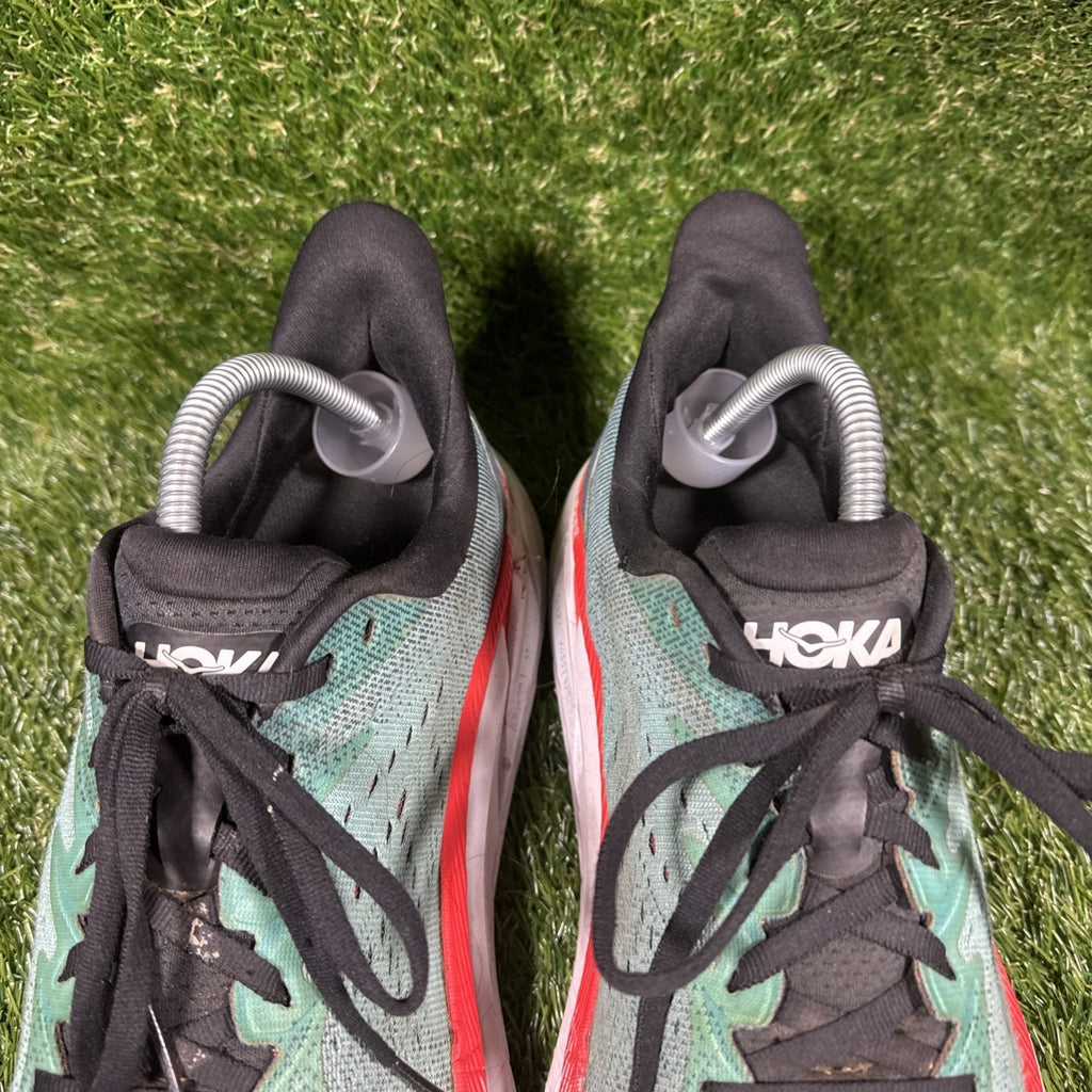 Hoka One One Clifton 8 Men’s Size 10 2E Teal/aqua Running Shoes 1121374 RTAR