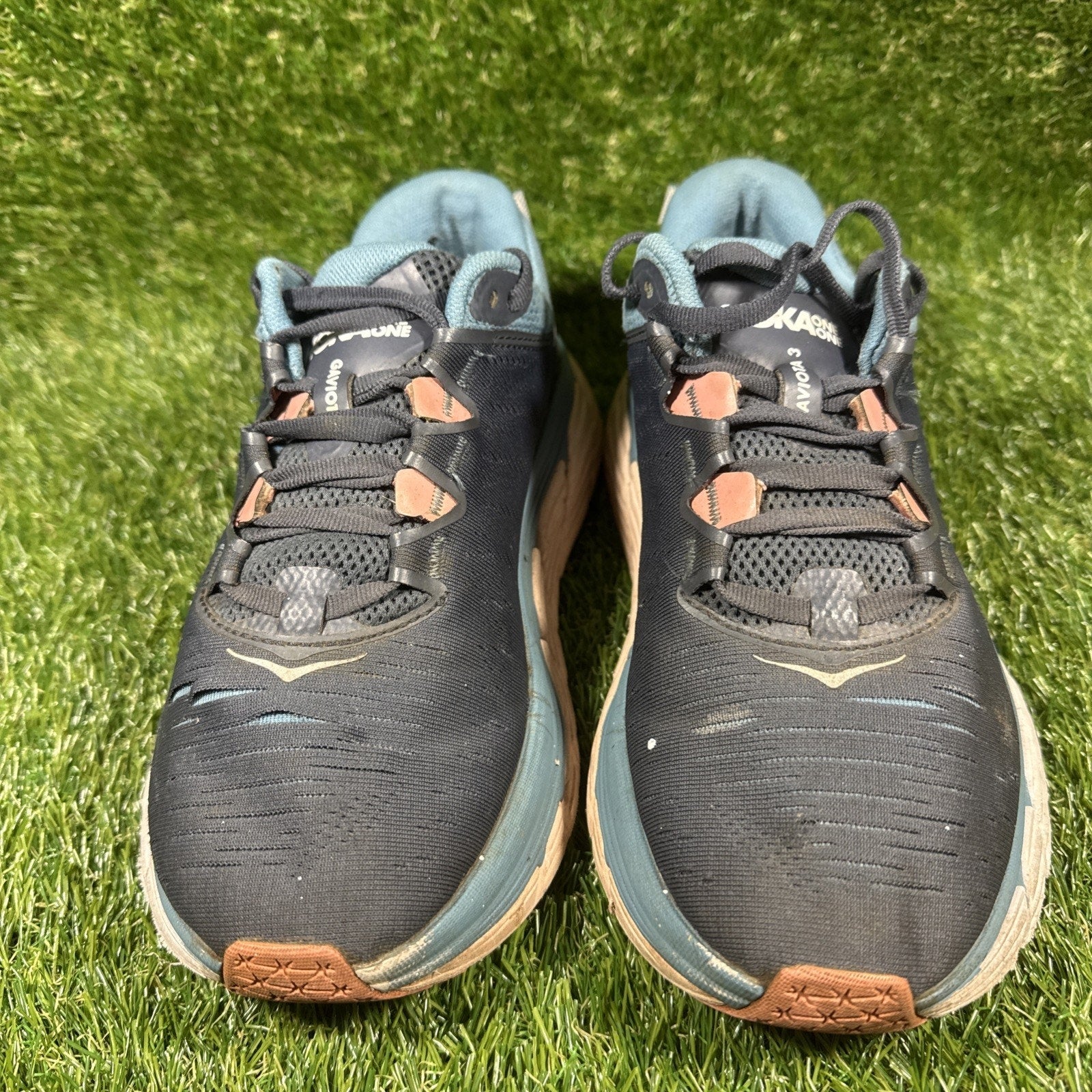 Hoka One One Gaviota 3 Womens Blue Pink Size 7.5D Wide Running Shoes 1113523