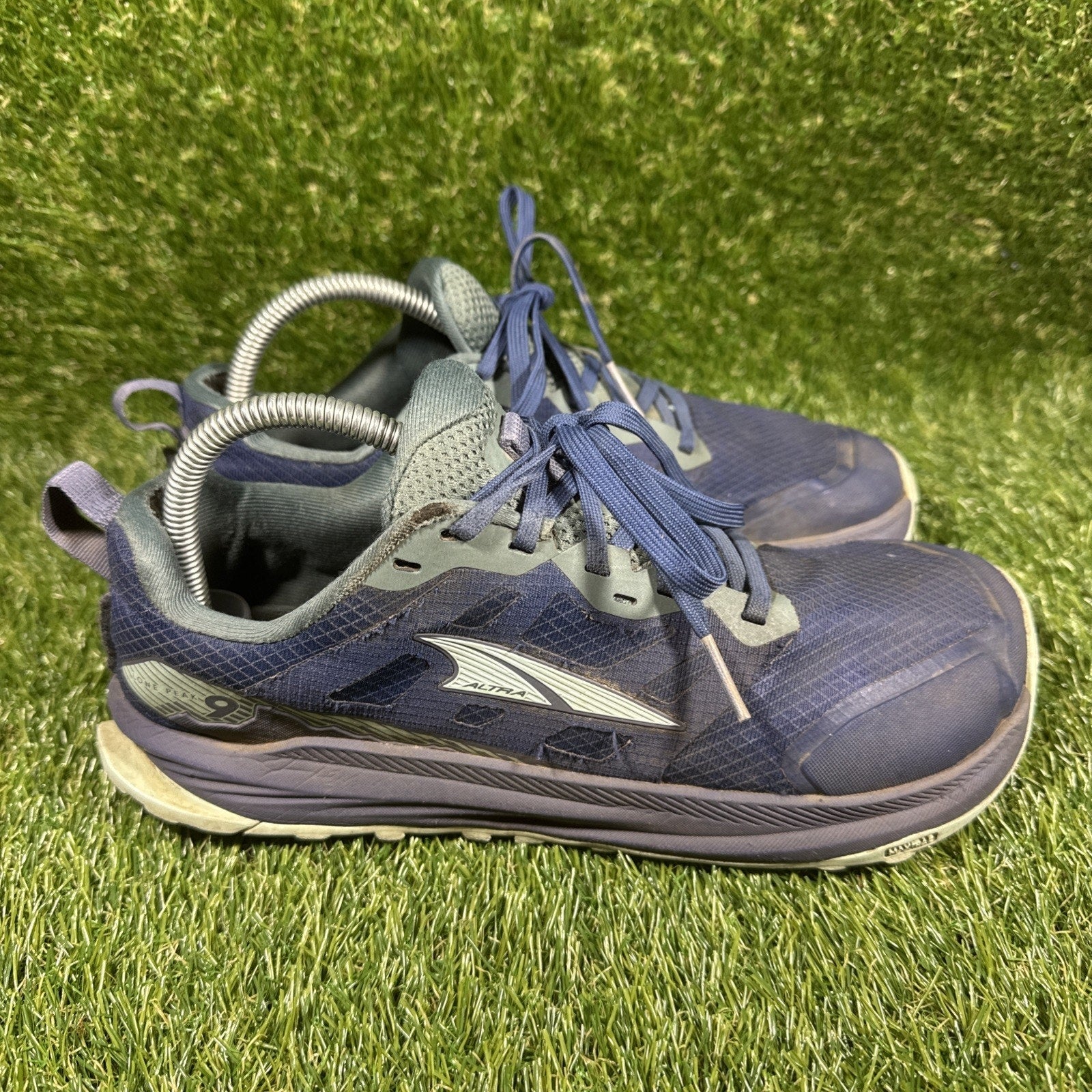 Altra Lone Peak 9 Shoes Womens 9.5 Blue Athletic Running Sneakers AL0A85PR445