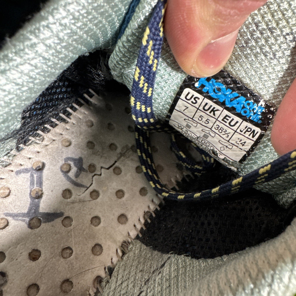 Hoka One One Speedgoat 3 Blue Womens Size 7 Trail Running Shoes 1099734 SMLB