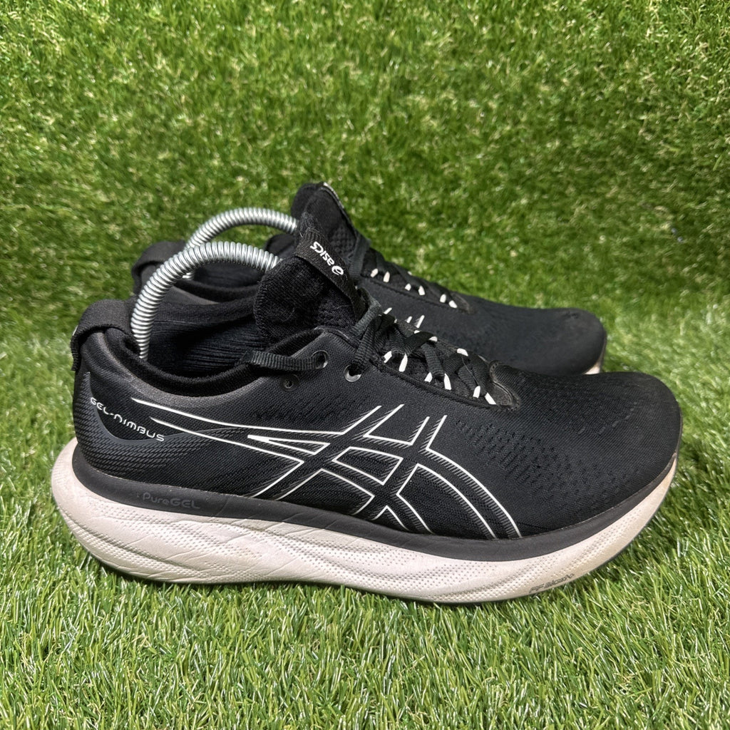 ASICS Gel-Nimbus 25 Womens Size 9.5 Wide Running Shoes Black