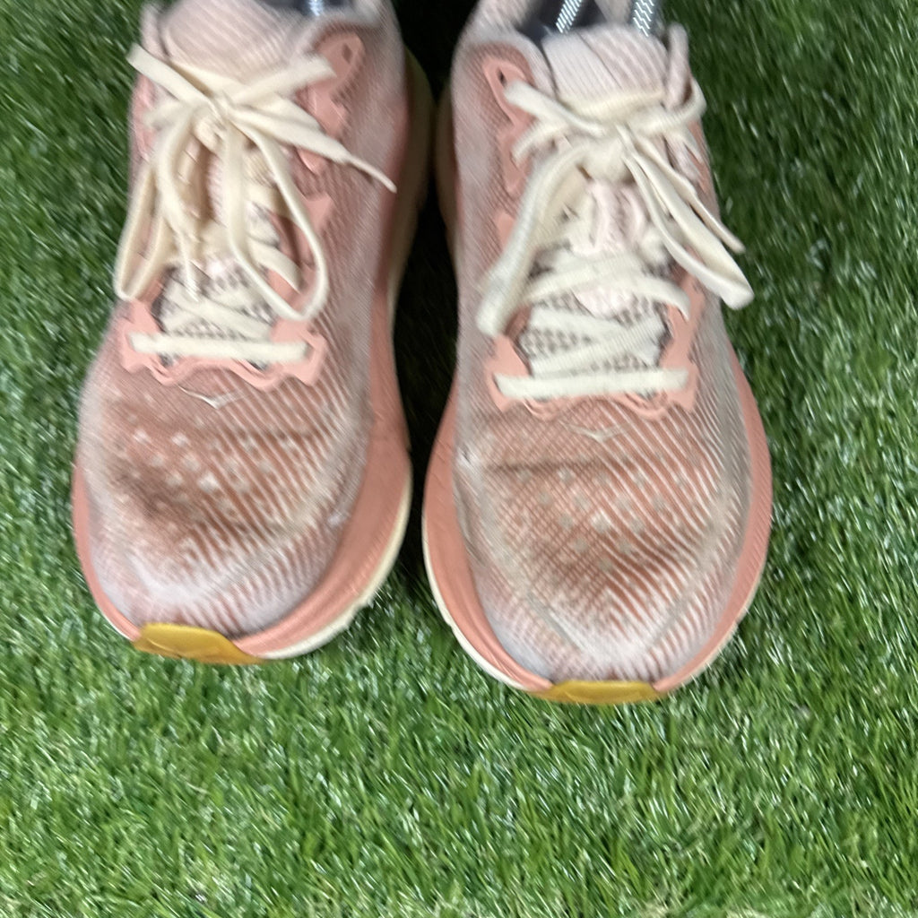 Hoka One One Clifton 9 Sandstone Pink Women's Running Shoes Size 9B 1127896SNC