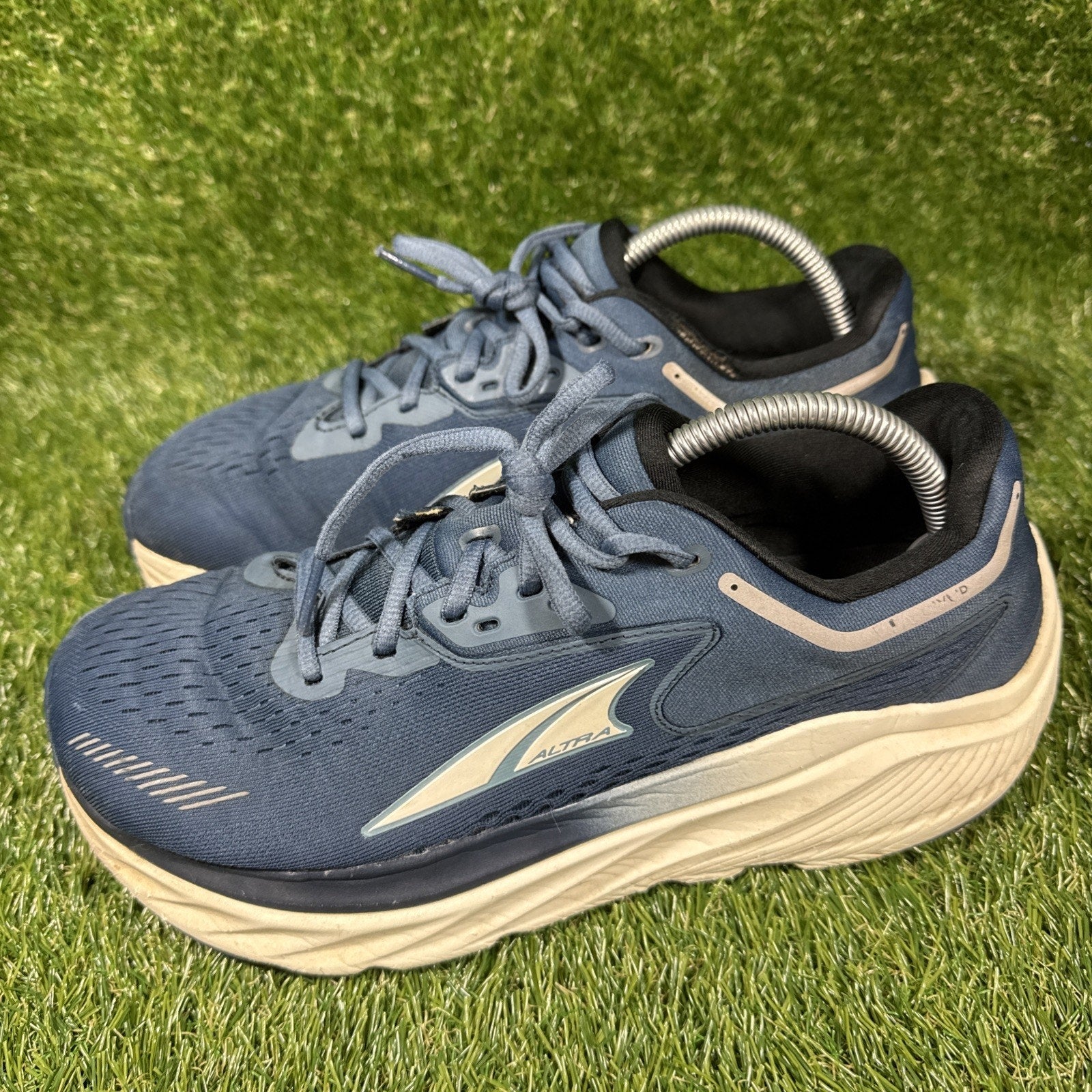 Altra Via Olympus Mineral Blue Road Running Shoes ALOA82BW419 Mens Size 9.5