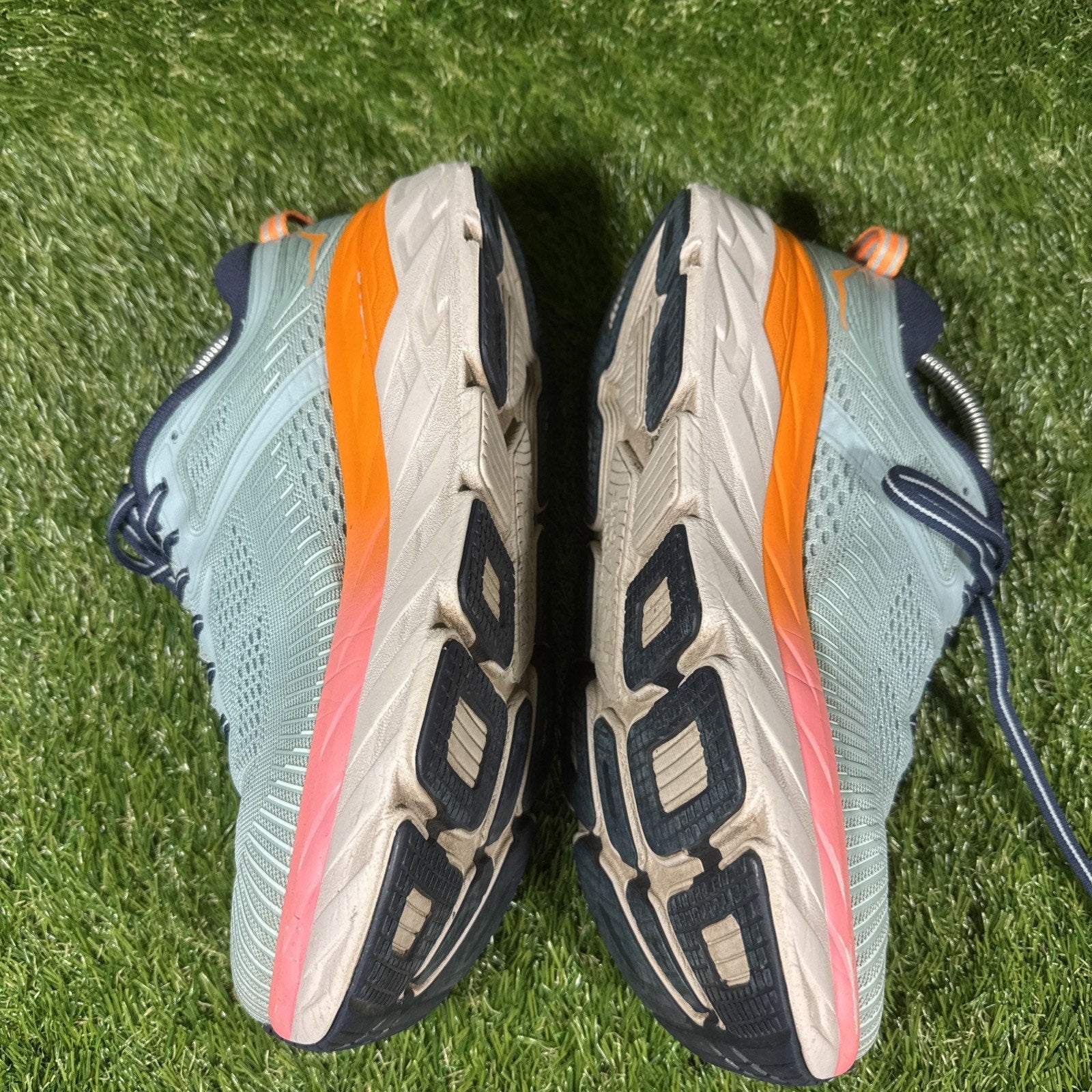 Hoka One One Bondi 7 1110531-BHBI Womens US 8D Running Shoes Blue Haze Sneaker