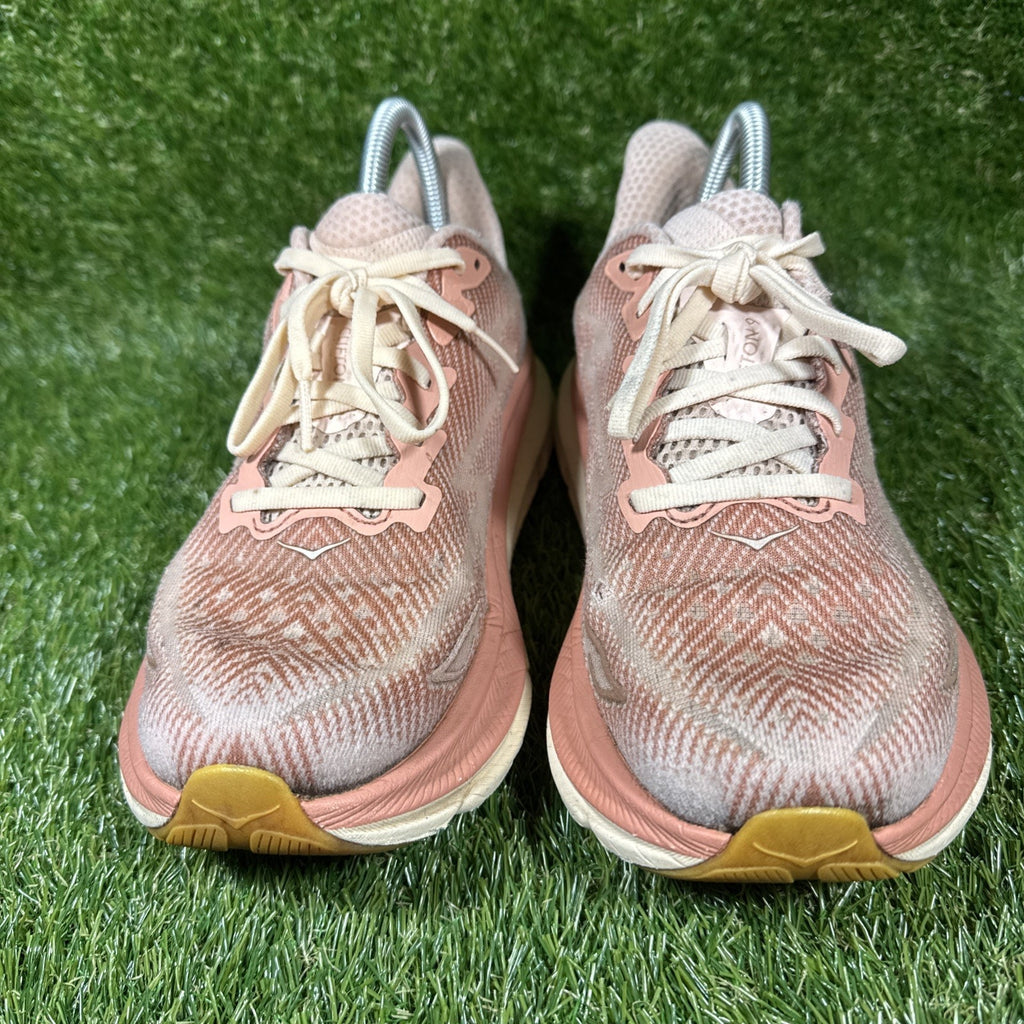 Hoka One One Clifton 9 Sandstone Pink Women's Running Shoes Size 9B 1127896SNC