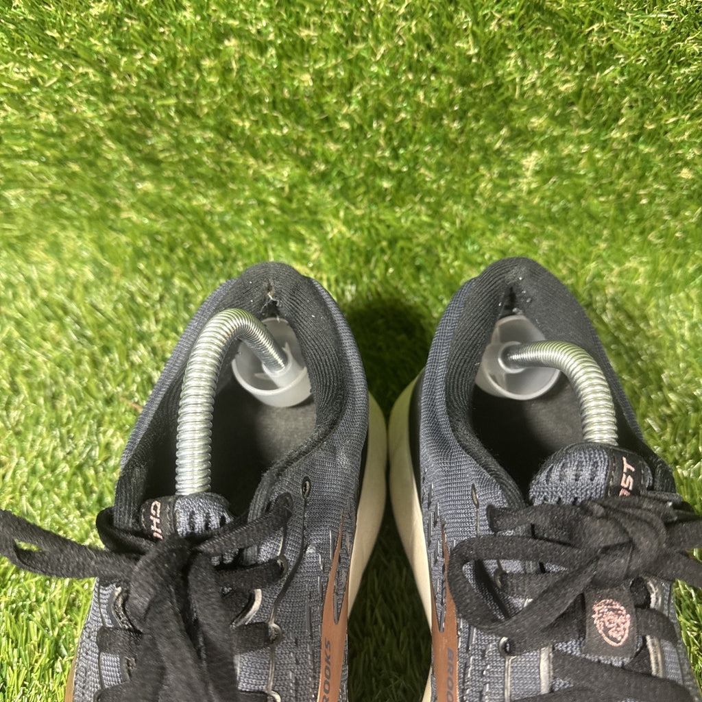 Brooks Womens Ghost 13 1203381B483 Black Running Shoes Sneakers Size 7B