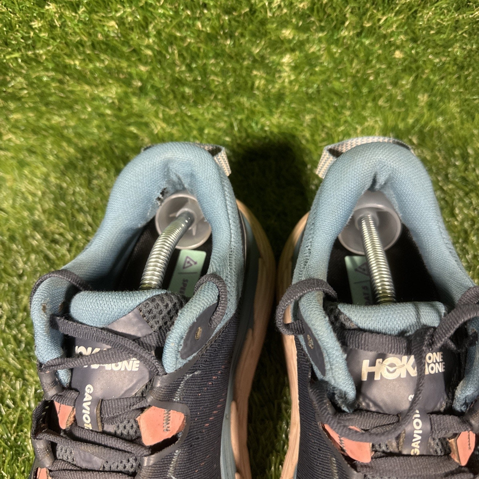 Hoka One One Gaviota 3 Womens Blue Pink Size 7.5D Wide Running Shoes 1113523