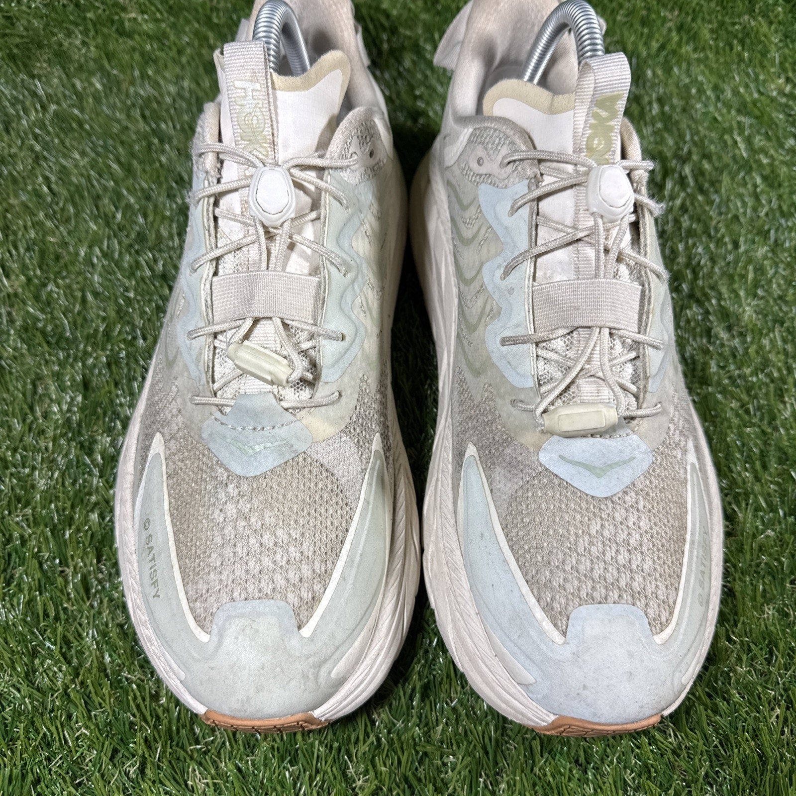 Hoka One One Clifton LS x Satisfy Low Celadon Tint - 1143450-CTWW Size W9 Men 8