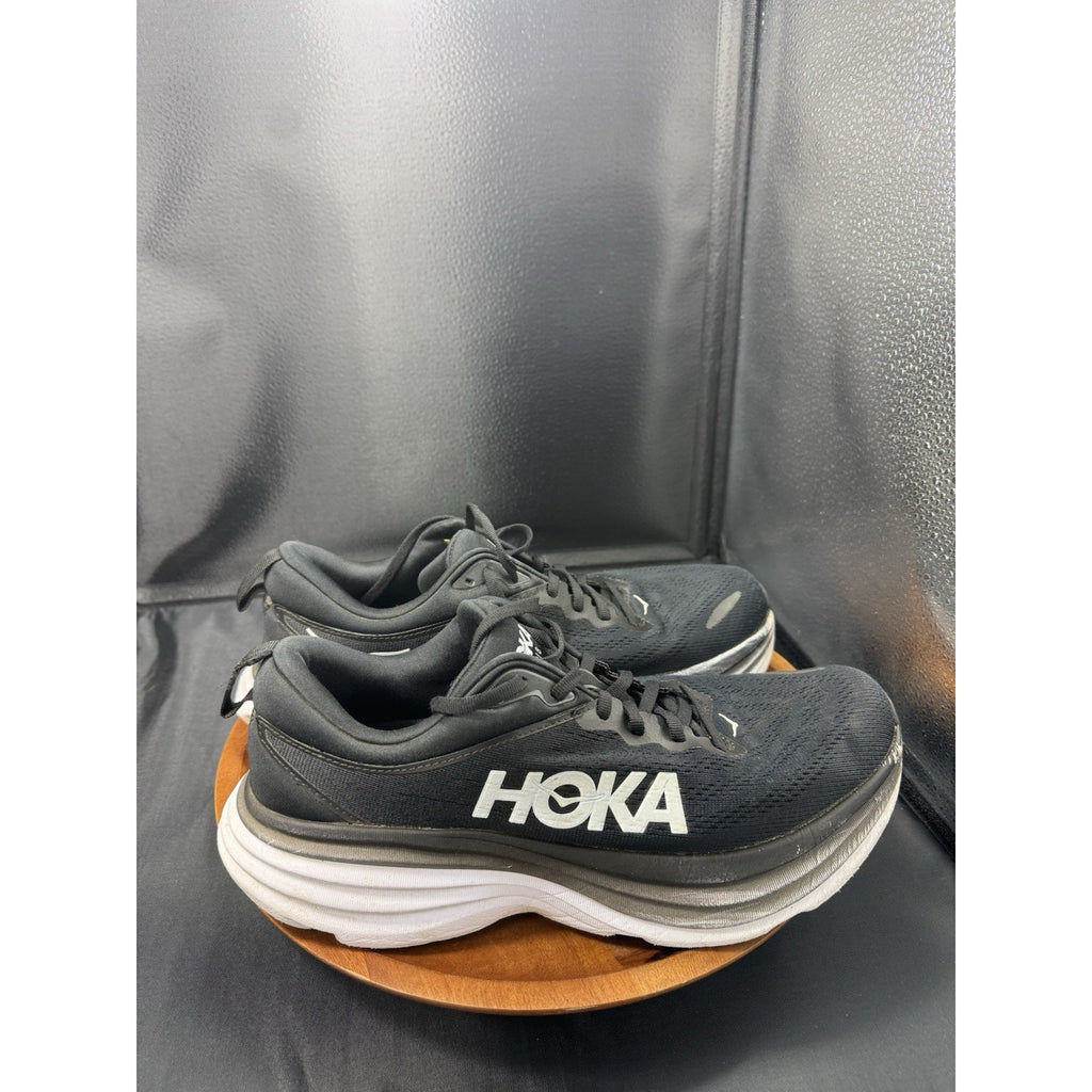 Hoka Men’s Bondi 8 Shoe Sneaker Running Athletic Tennis Shoe Black Size 10.5