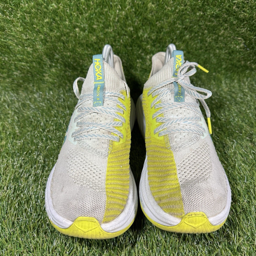 Size 7B- Hoka One One Carbon X Women’s Neon Yellow/White Sneakers Shoes