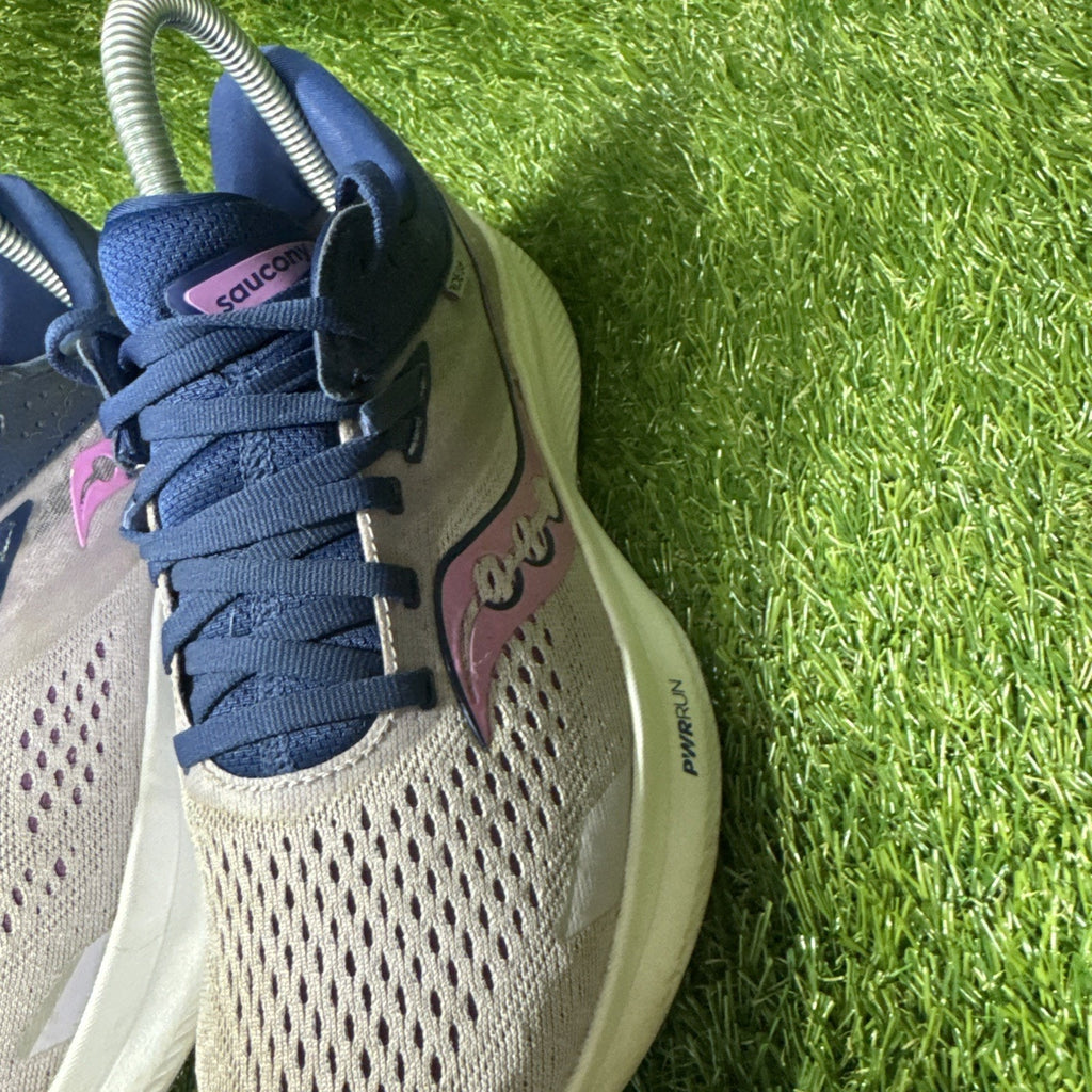 Saucony Ride 16 Womens Size 6.5 Pink White Athletic Running Walking Shoes