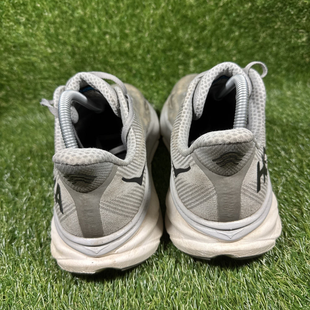 Hoka One One Mens Clifton 9 1127895 HMBC Gray Running Shoes Sneakers Size 10.5 D