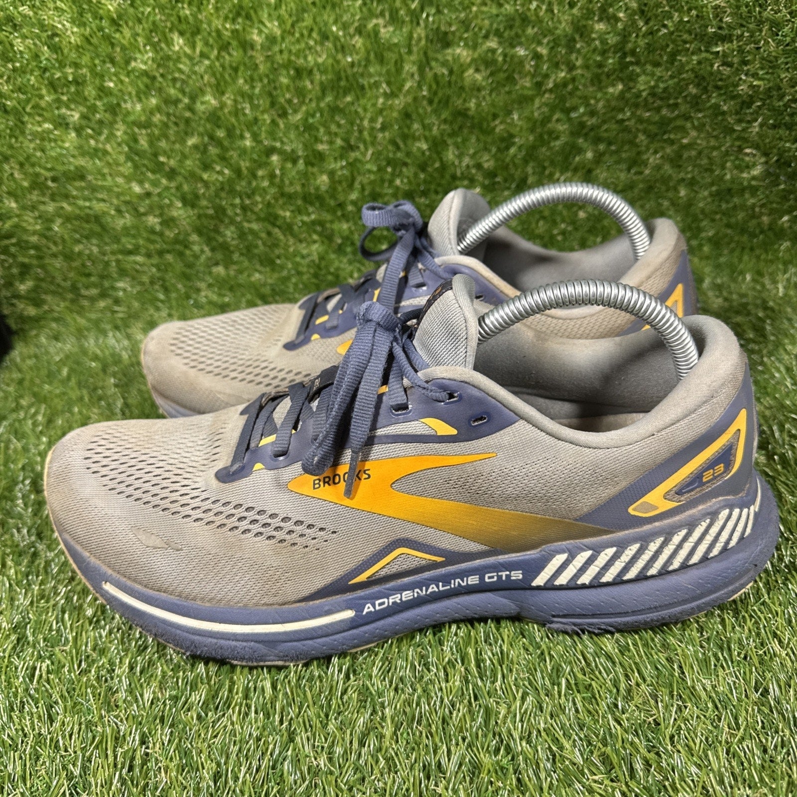 Brooks Adrenaline GTS 23 Blue, Gray, Orange Men's Running Shoes Size 11.5M