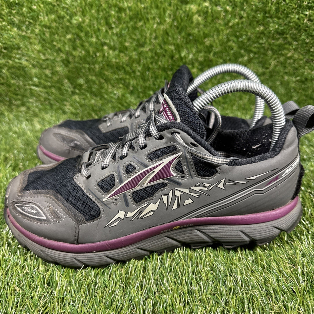 Size 7 - Altra Lone Peak 3 Women's Trail Running Shoes Gray Purple