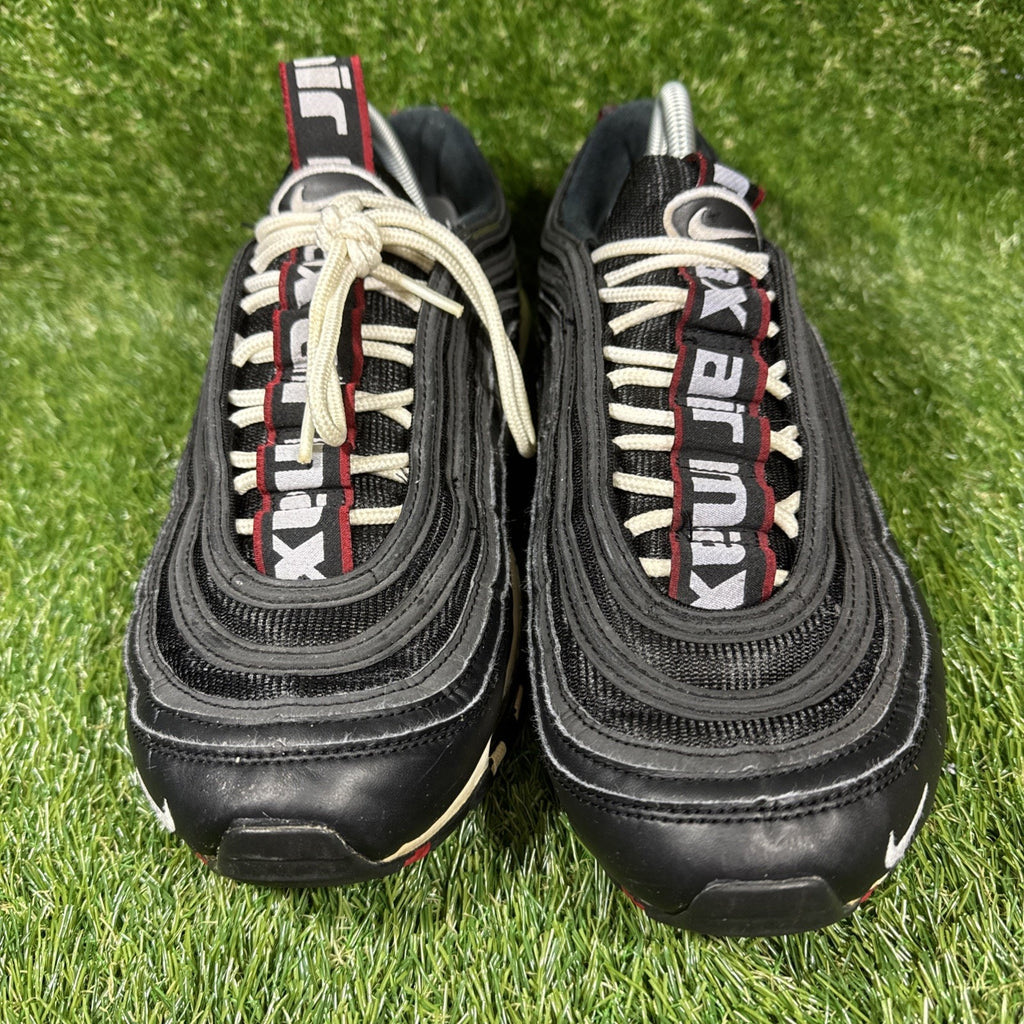 Nike Men’s Air Max 97 Black White Red Sneakers Size 12 312834-008