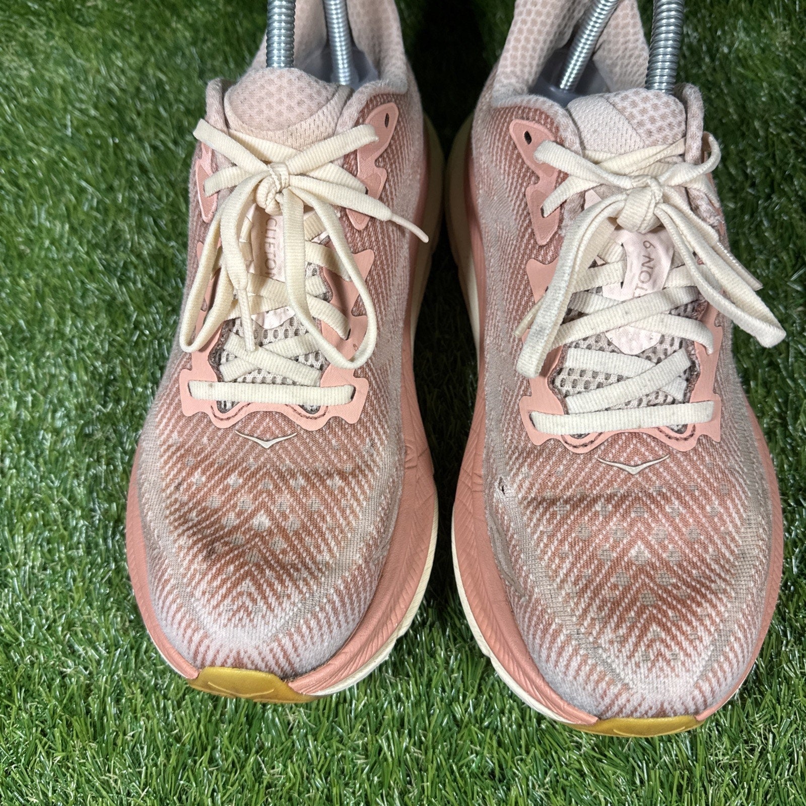 Hoka One One Clifton 9 Sandstone Pink Women's Running Shoes Size 9B 1127896SNC