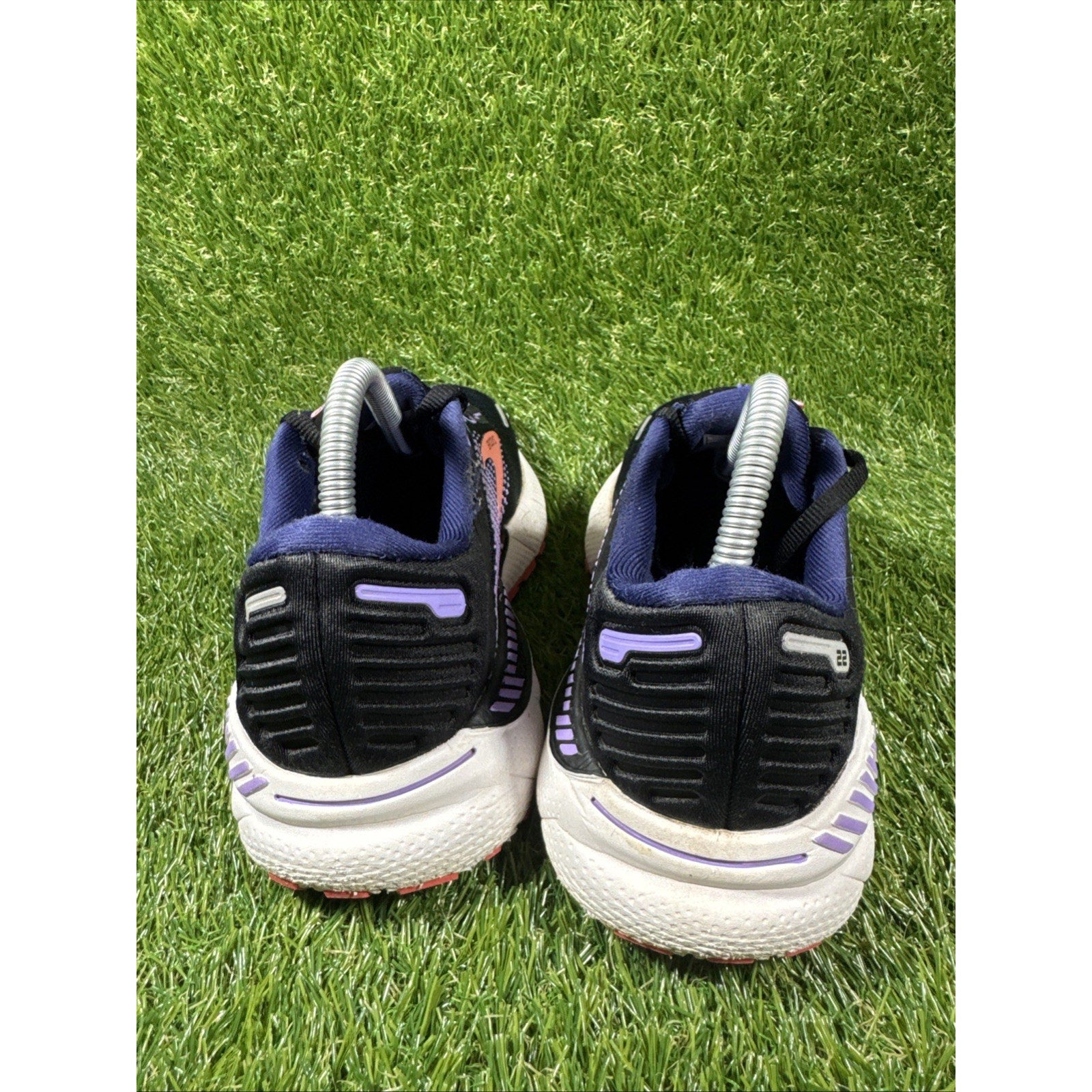 Brooks Adrenaline GTS 22 Women 8.5 Shoe Black Purple Running Sneaker 1203531B080