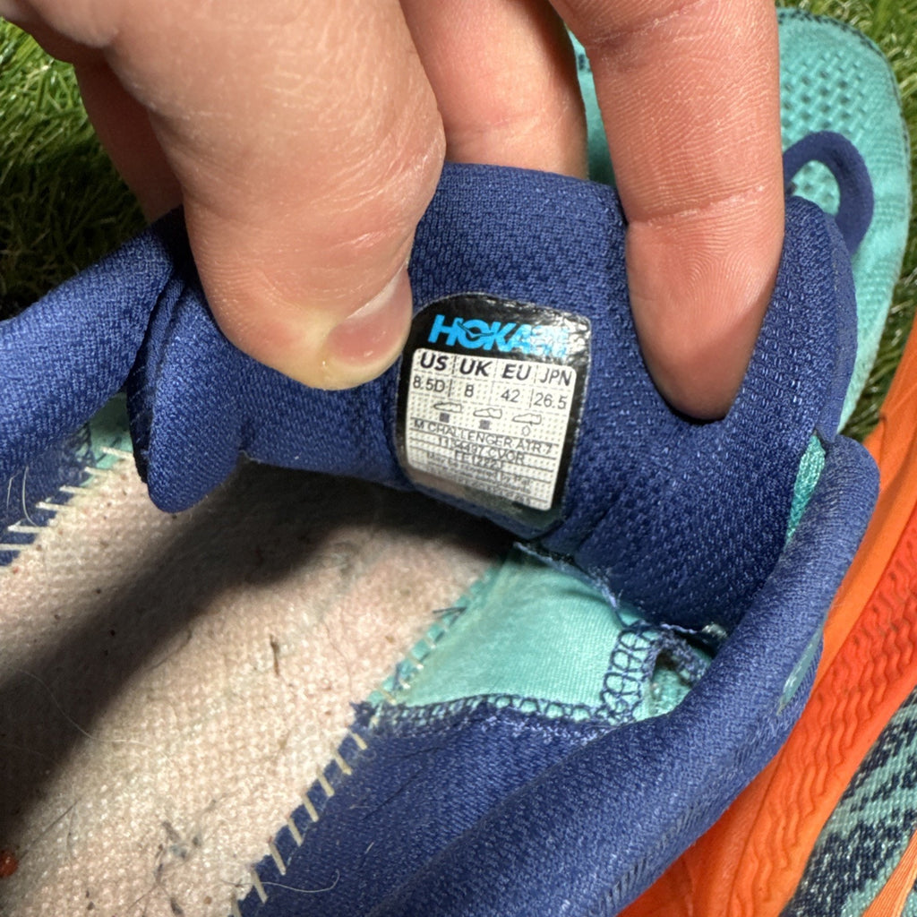 Hoka One One Men’s Challenger ATR 7 Blue Running Shoes 1134497‑CVOR – Size 8.5 D