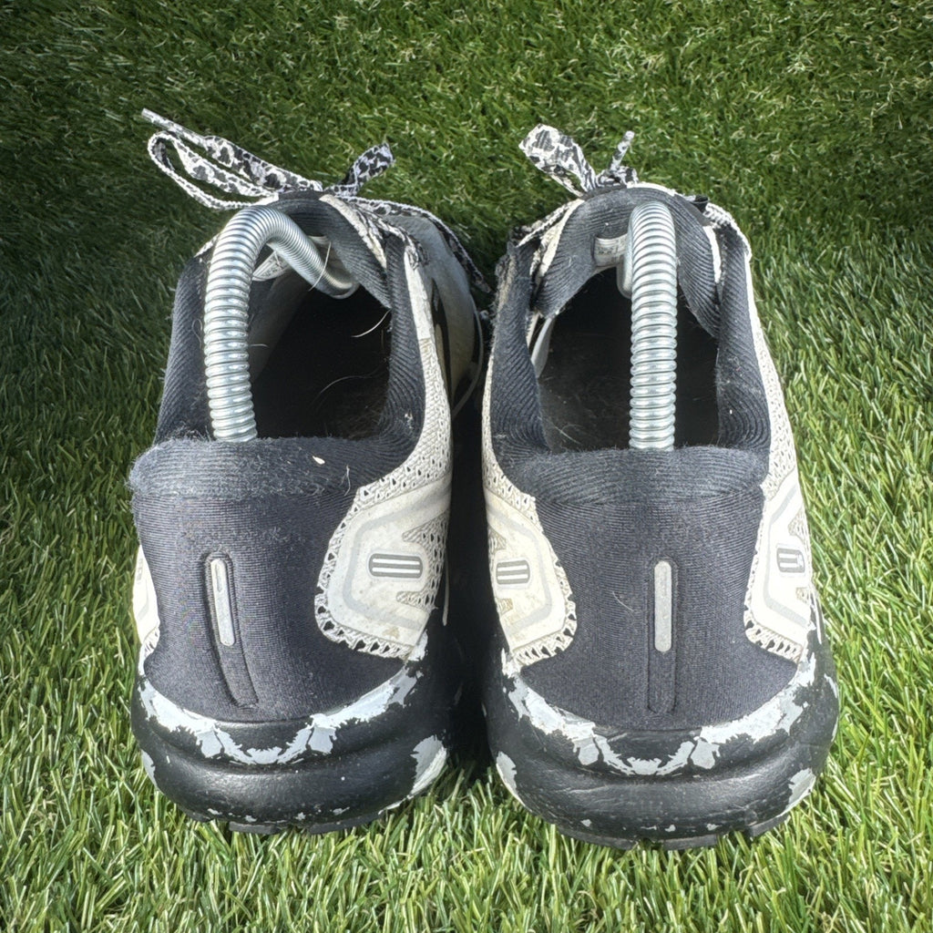 Brooks Ghost 14 Womens Size 9.5 White Black Camo Athletic Running Shoes Sneaker
