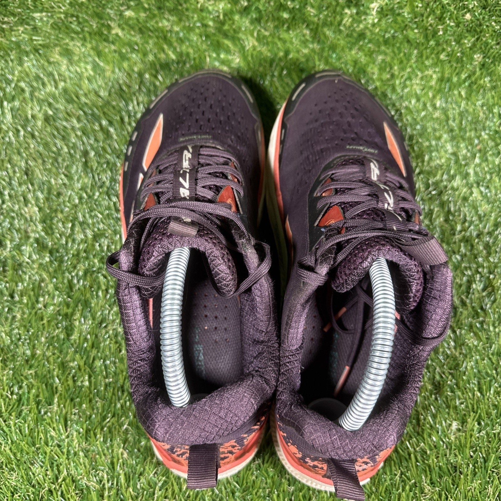 Altra Torin 4 Plush Shoes Womens Size 9 Purple Coral Zero Drop Running Road