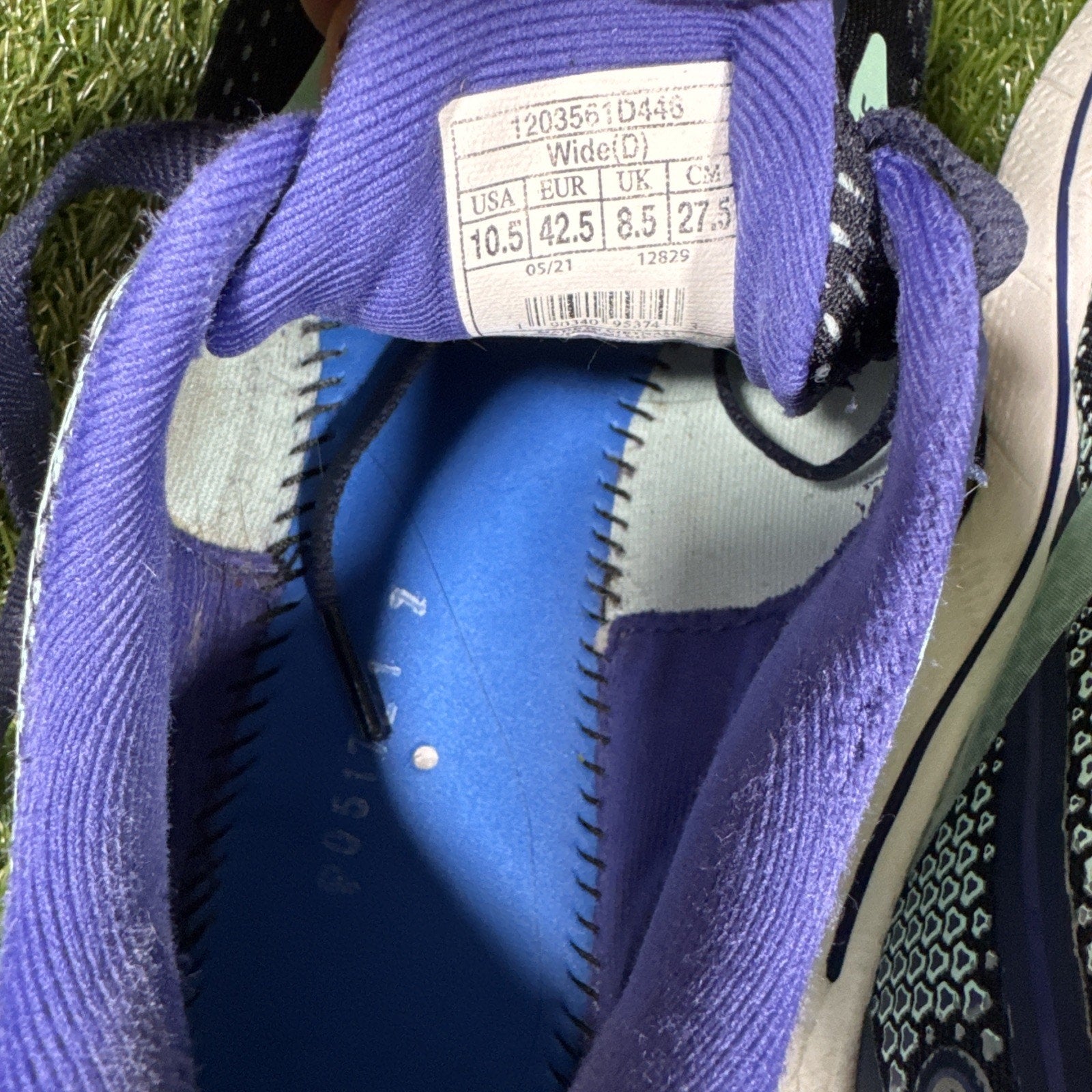 Brooks Womens Ghost 14 Blue 1203561D446 Running Shoes Sneakers 10.5 D Wide