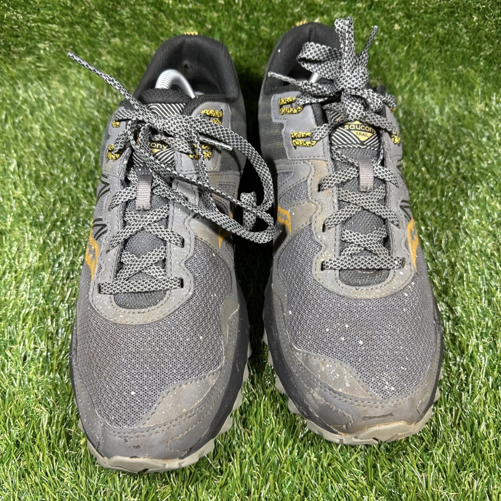 Womens Saucony Excursion TR14 size 9.5 Black Athletic Trail Running Shoes