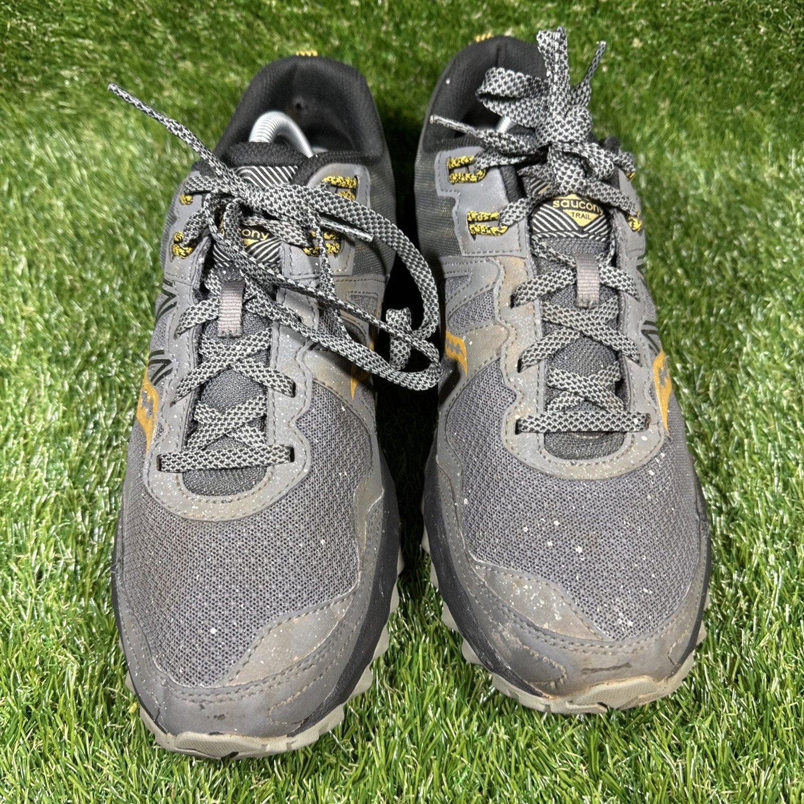 Womens Saucony Excursion TR14 size 9.5 Black Athletic Trail Running Shoes