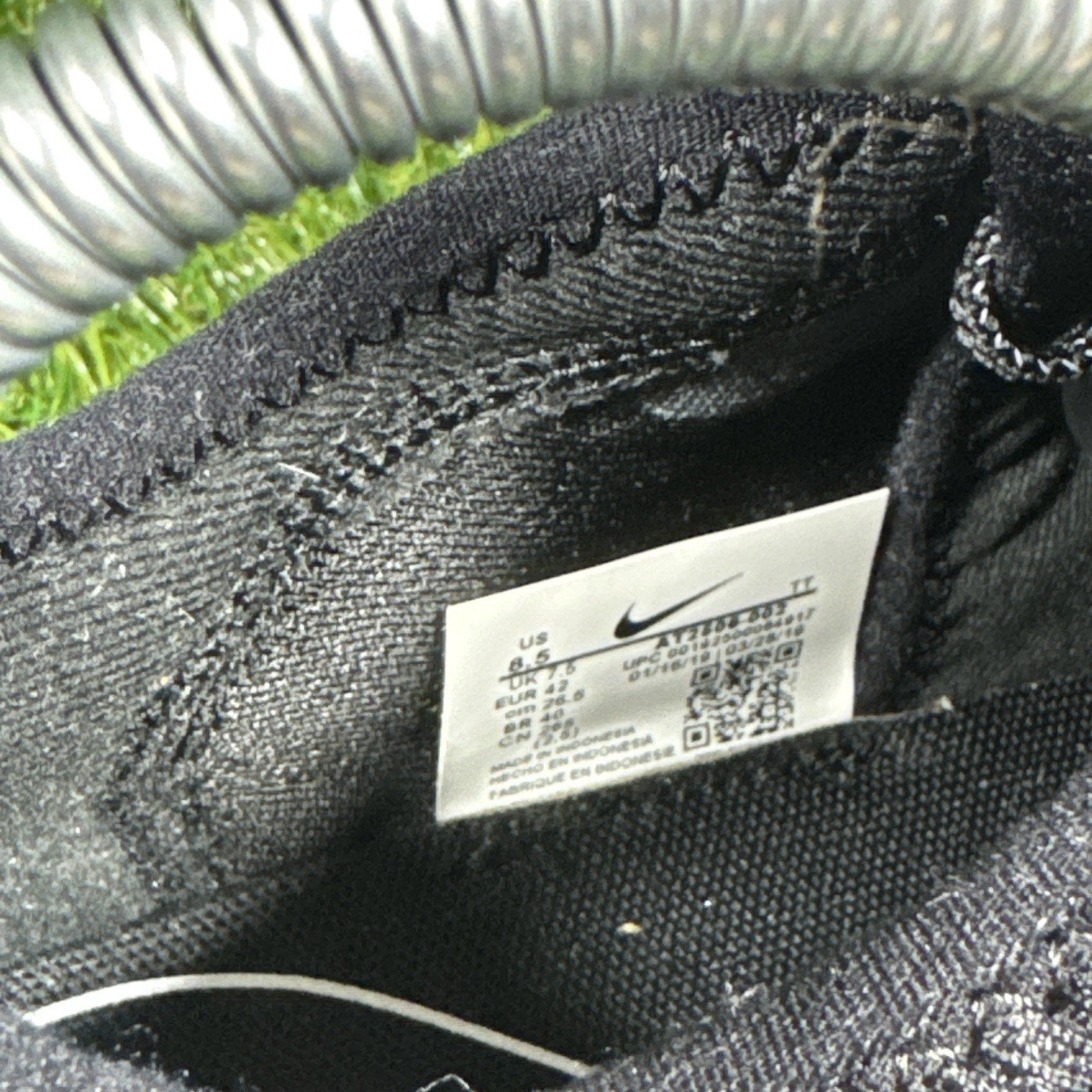 Nike Mens Air Max Fly Size 8.5 Black Running Walking Training Shoes Sneakers V