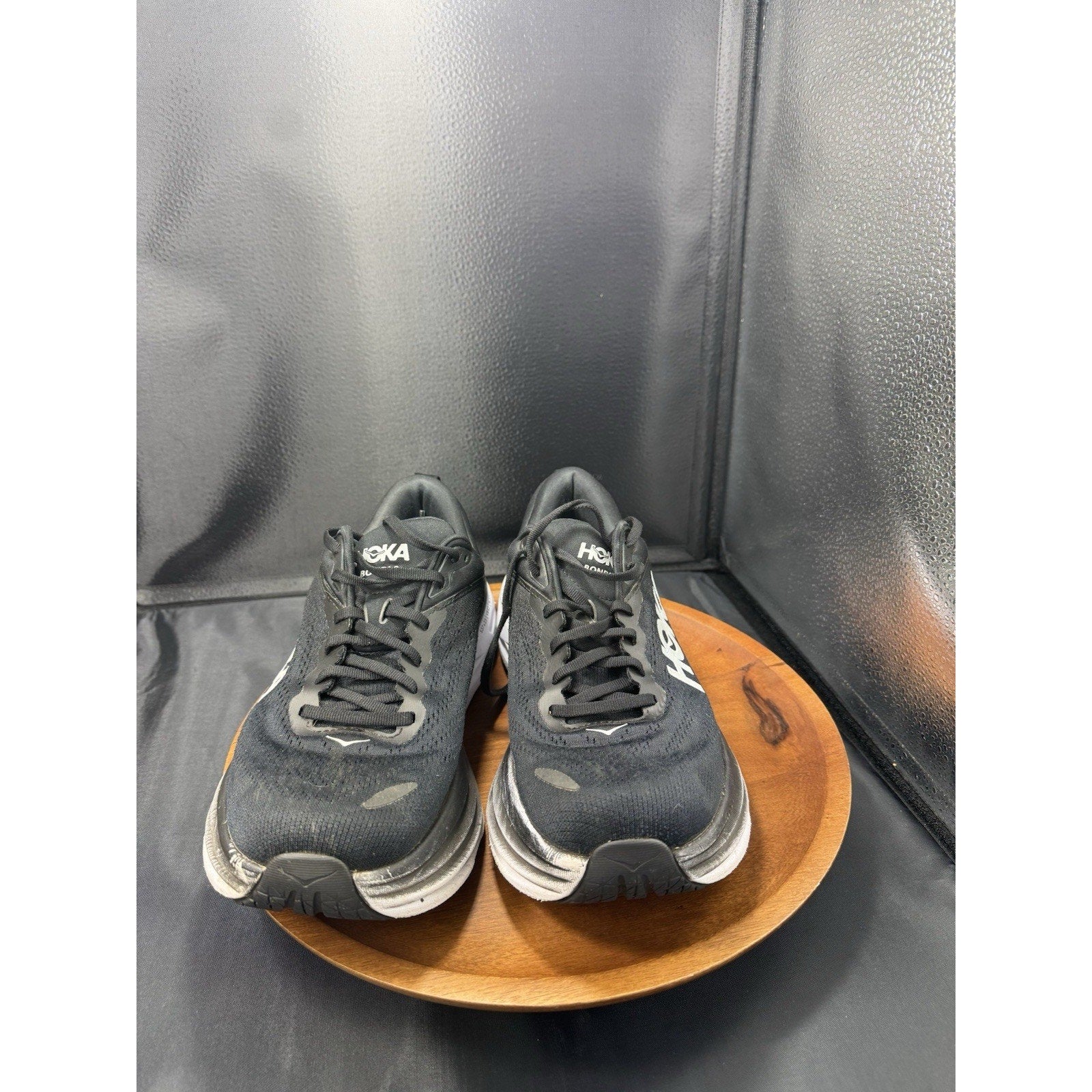 Hoka Men’s Bondi 8 Shoe Sneaker Running Athletic Tennis Shoe Black Size 10.5