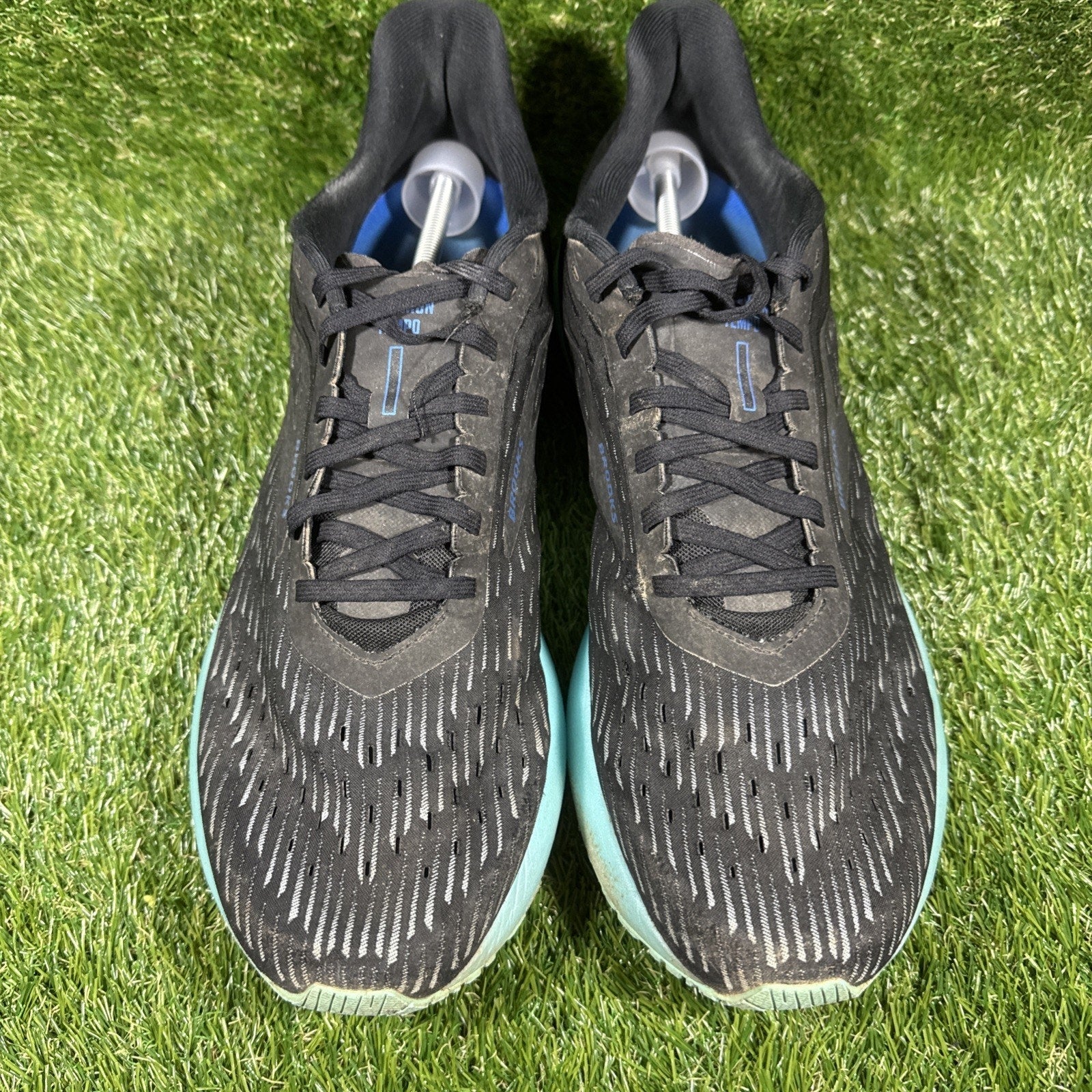 Brooks Hyperion Tempo Men's Size 15 Running Shoes Black Aqua