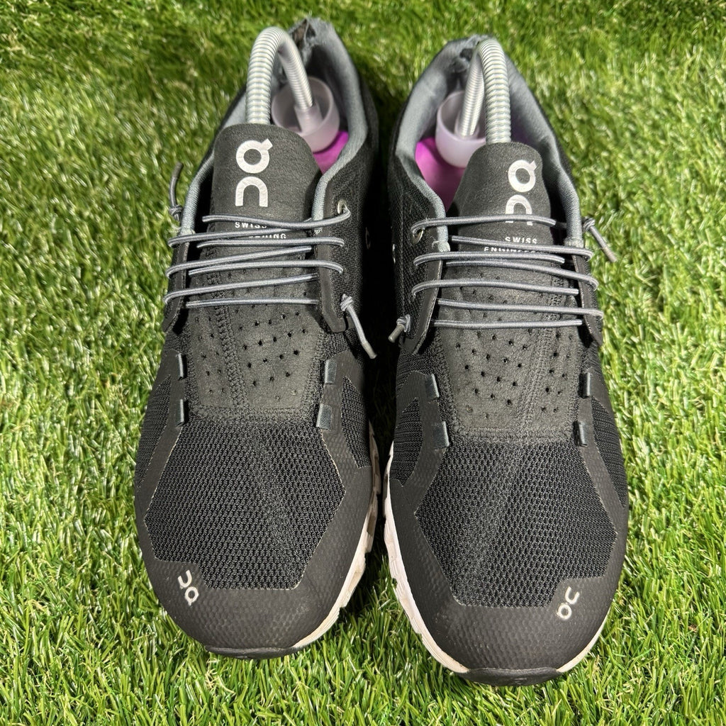 Womens On Cloud 5 Black Athletic Gym Road Running Sneakers Shoes Size 9