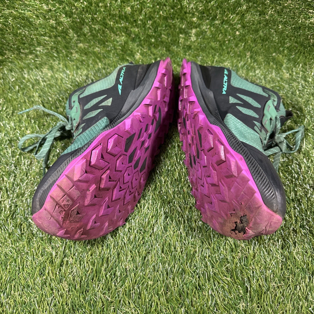 Altra Lone Peak 7 Trail Running Shoes Mens 8 Green Purple Athletic Sneakers