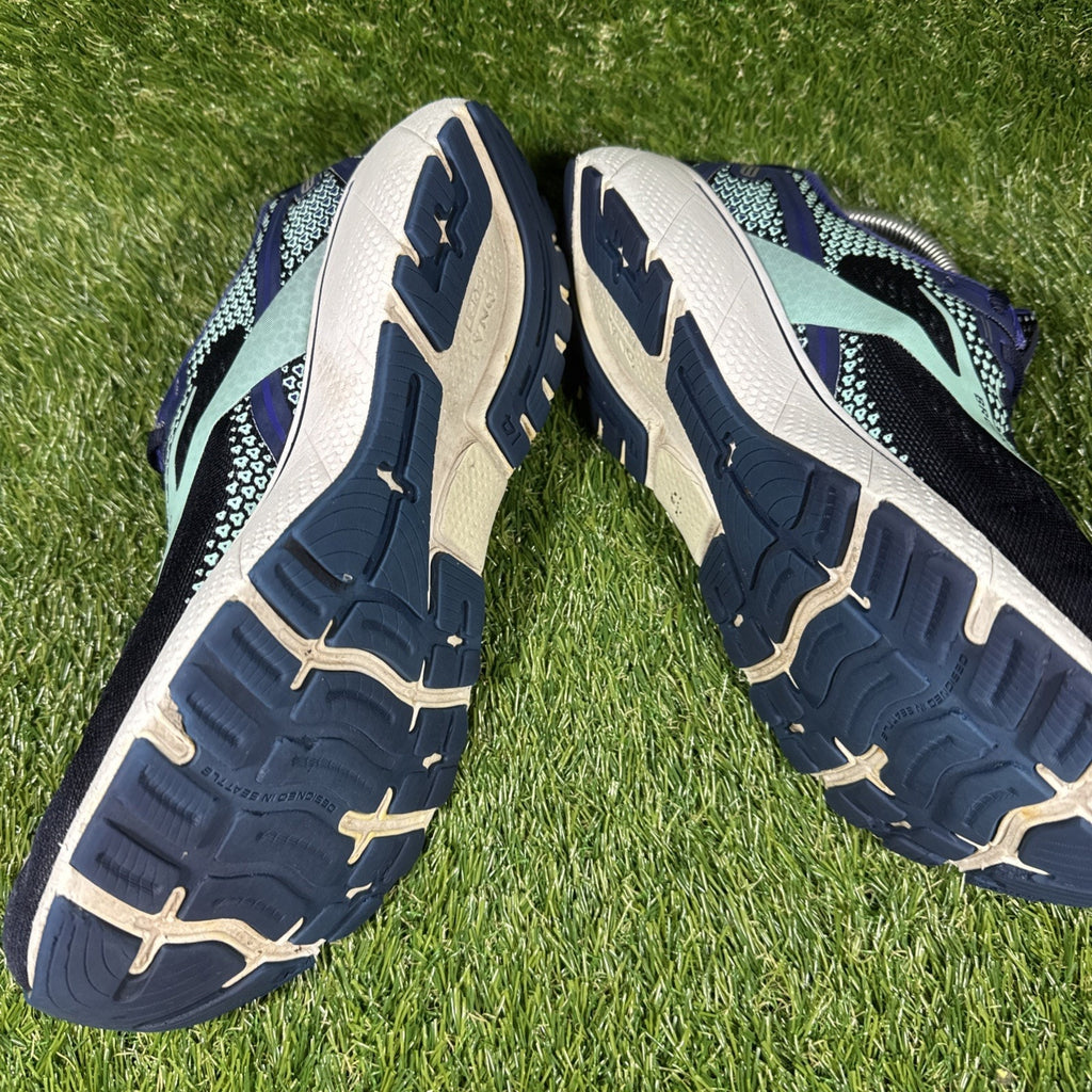 Brooks Womens Ghost 14 Blue 1203561D446 Running Shoes Sneakers 10.5 D Wide