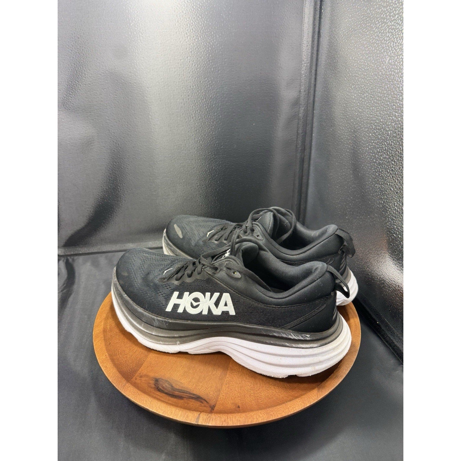 Hoka Men’s Bondi 8 Shoe Sneaker Running Athletic Tennis Shoe Black Size 10.5
