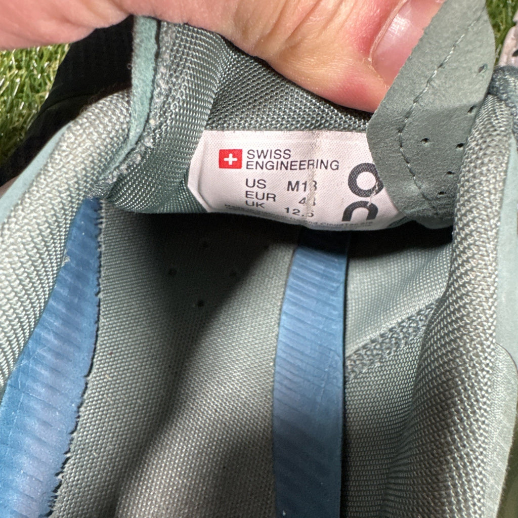 On Cloud Cloudflow Running Shoes Sea Petrol Men Size 13 GREAT! Athletic Sneakers