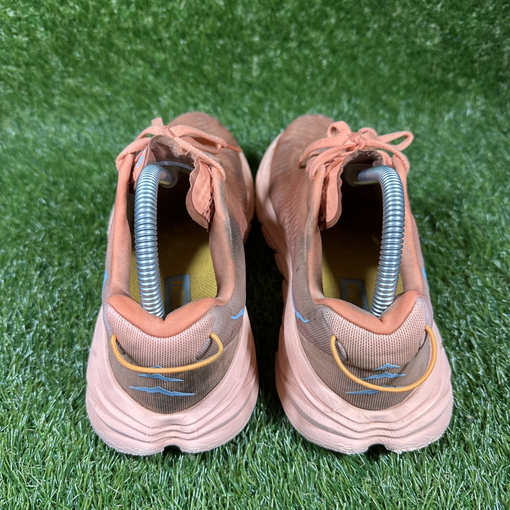 Hoka One One Rincon 3 Womens Sz 9.5 BShell Coral Peach Running Shoe 1119396 SCPP