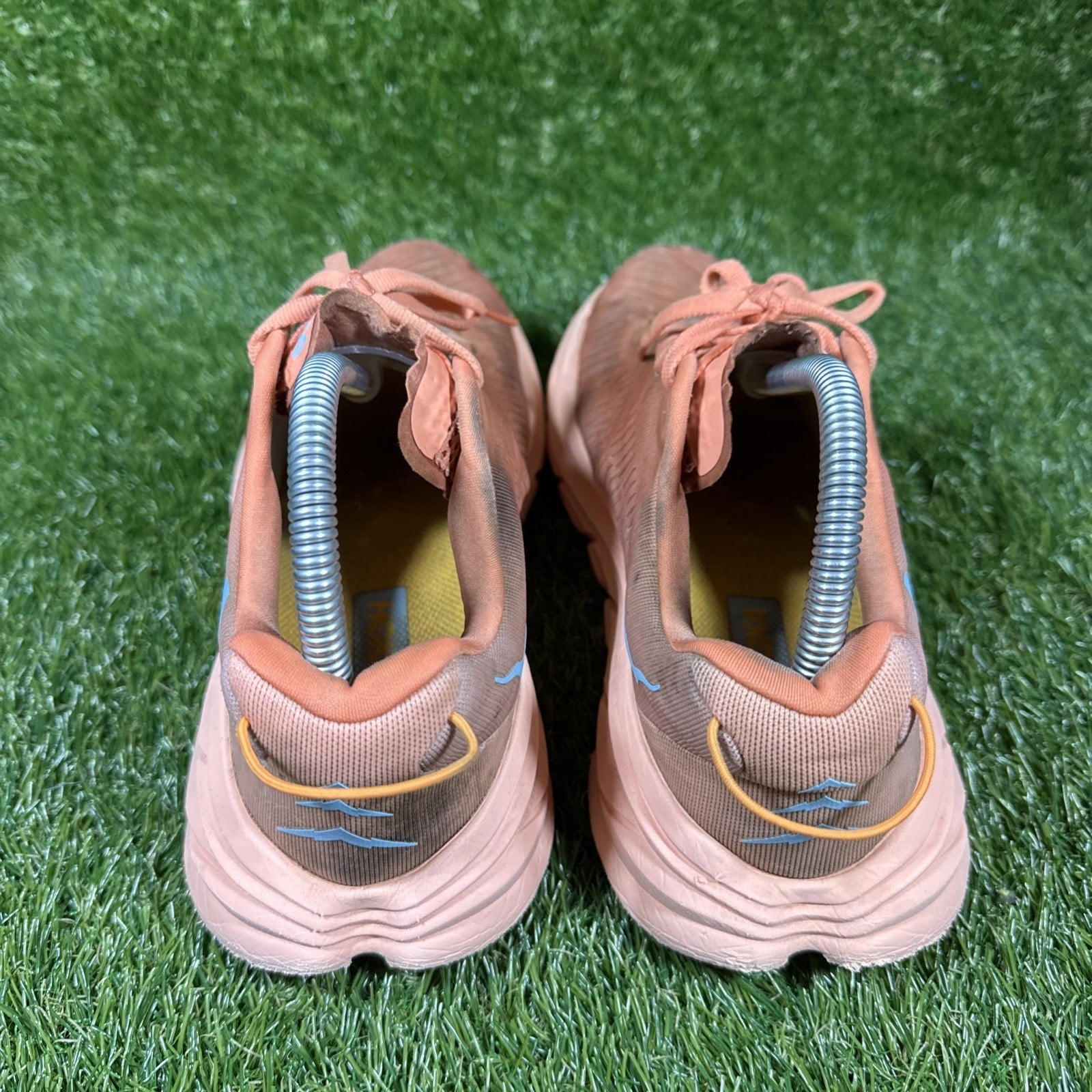 Hoka One One Rincon 3 Womens Sz 9.5 BShell Coral Peach Running Shoe 1119396 SCPP