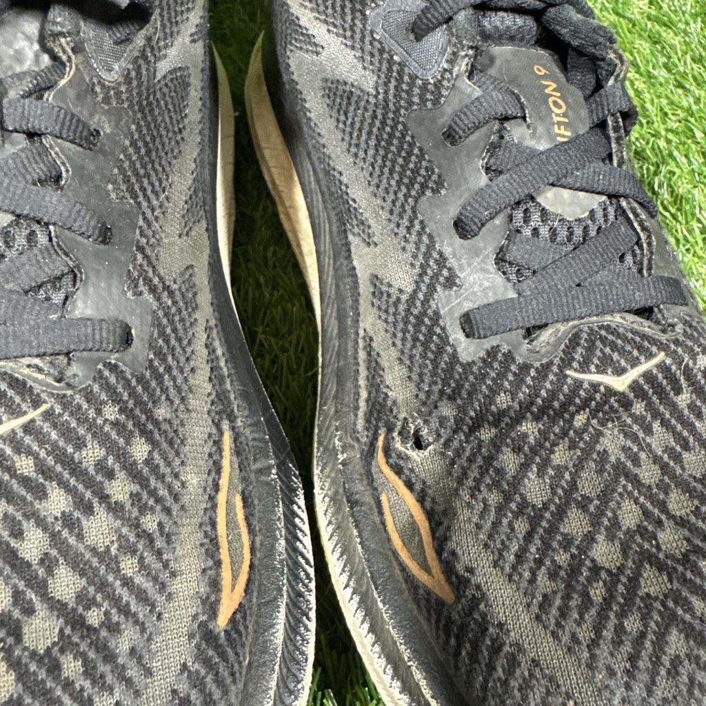 Hoka One One Clifton 9 Black Rose Gold Women’s Size 7.5 B