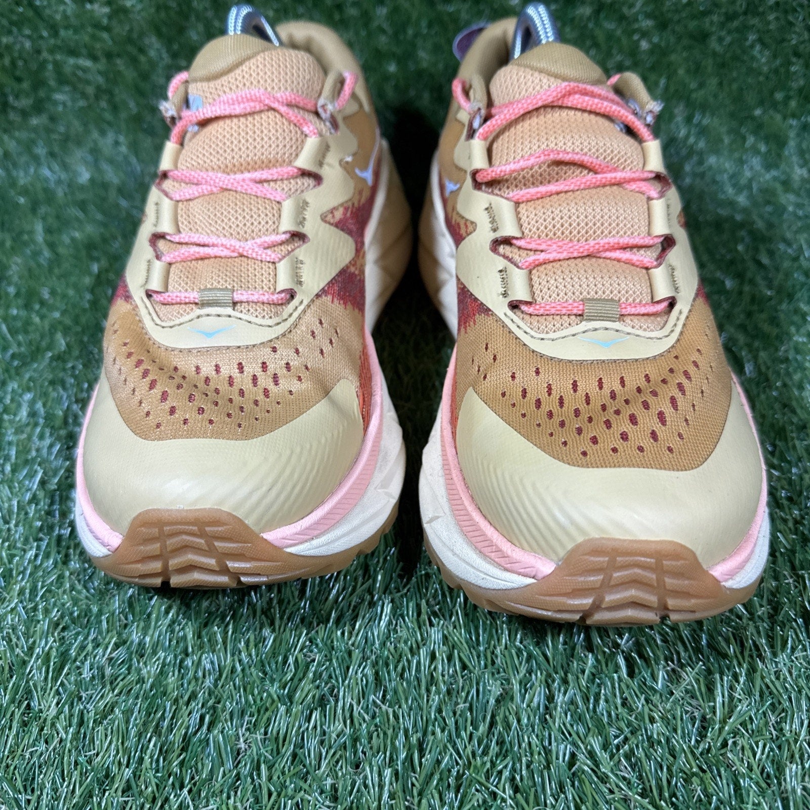 USA 8B Women's Hoka One One Skyline Float X Yellow Orange 1143430