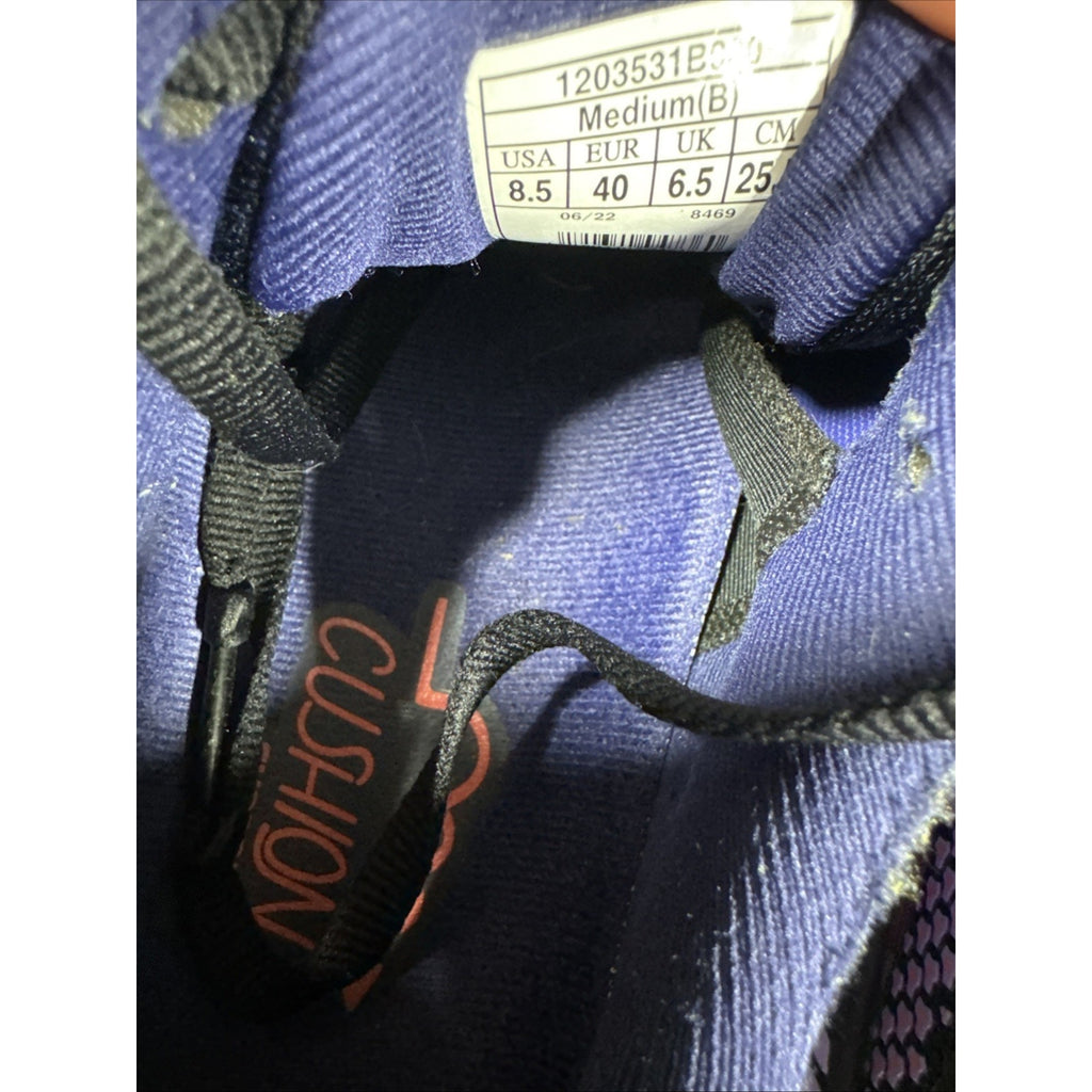 Brooks Adrenaline GTS 22 Women 8.5 Shoe Black Purple Running Sneaker 1203531B080