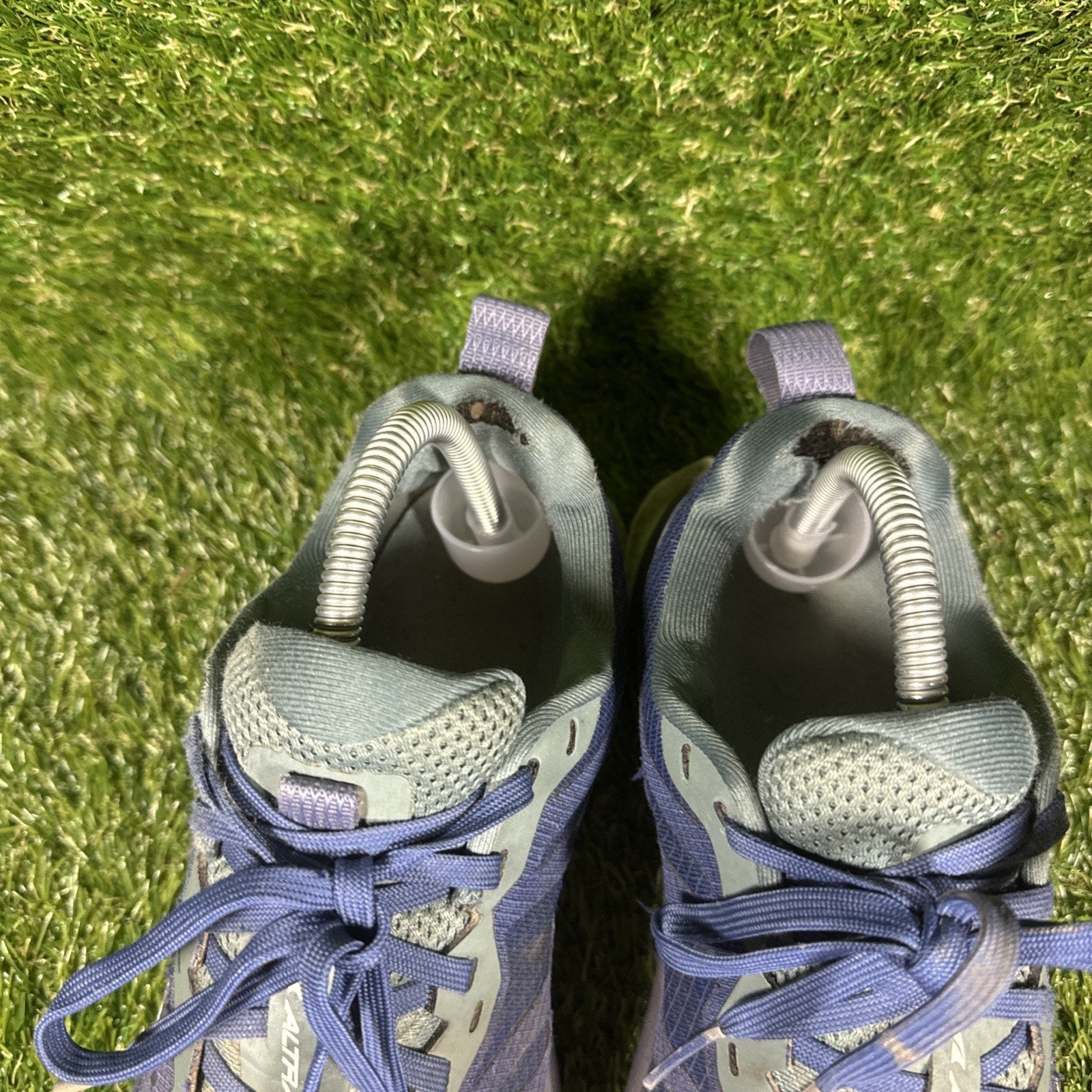 Altra Lone Peak 9 Shoes Womens 9.5 Blue Athletic Running Sneakers AL0A85PR445