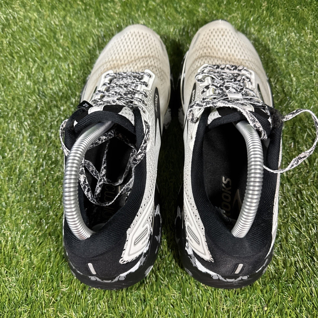 Brooks Ghost 14 Gray Black Womens Size 10 1203561B135 Running Shoes Sneakers