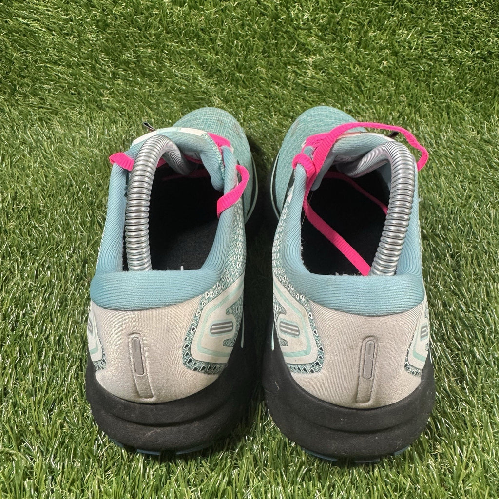 Brooks Ghost 14 Womens Running Shoes Teal Pink Black 1203561B141 Size 8B