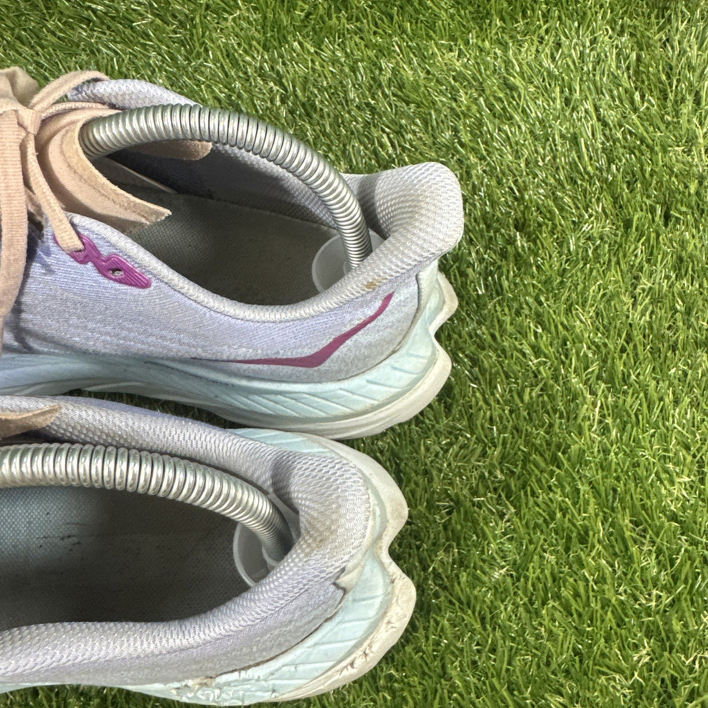 Hoka One One Mach 5 Womens 8B Shoe Purple Running Walking Gym Cushion Sneaker
